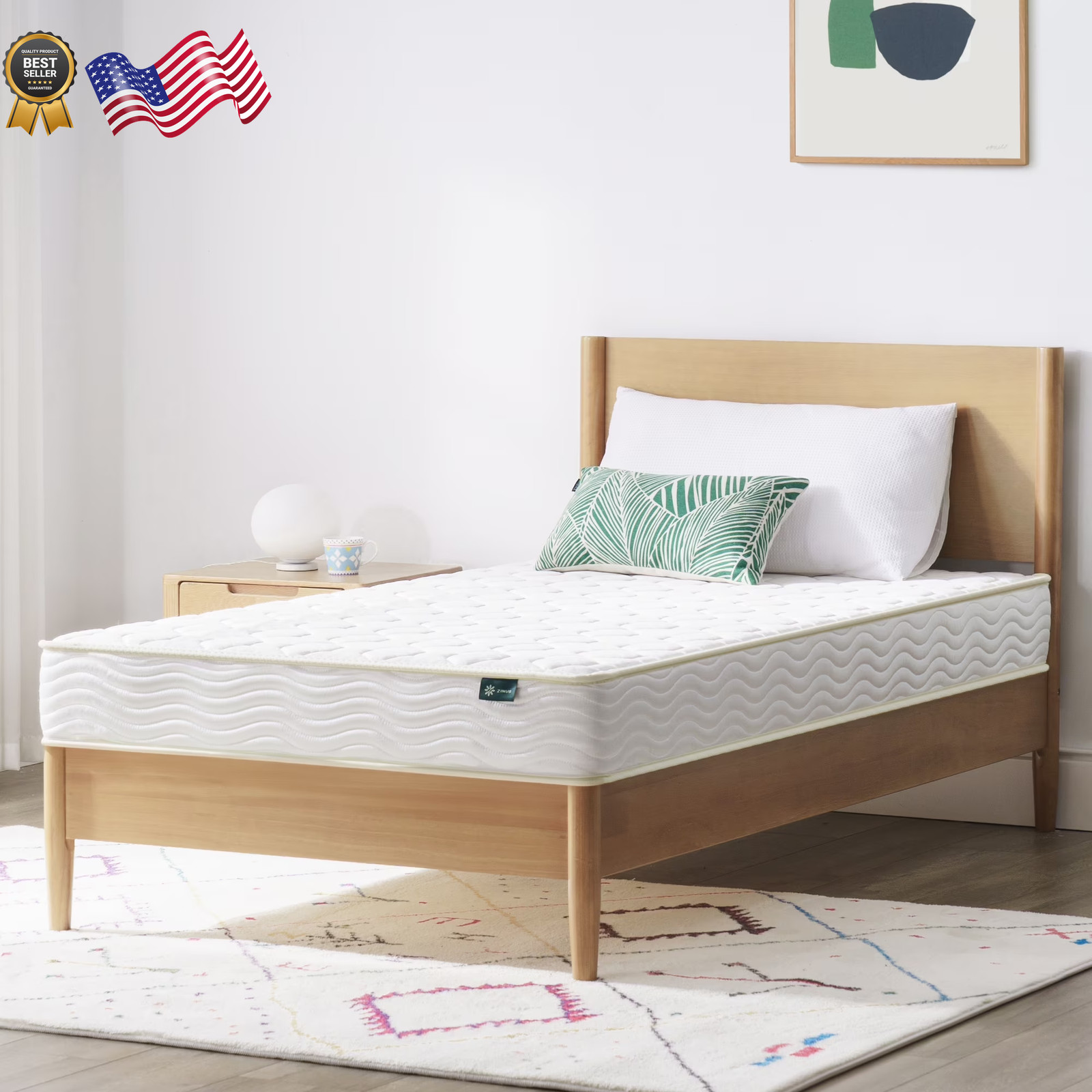 INNERSPRING MATTRESSES 6-Inch Firm Feel Twin/Twin XL/Full FREE SHIPPING USA