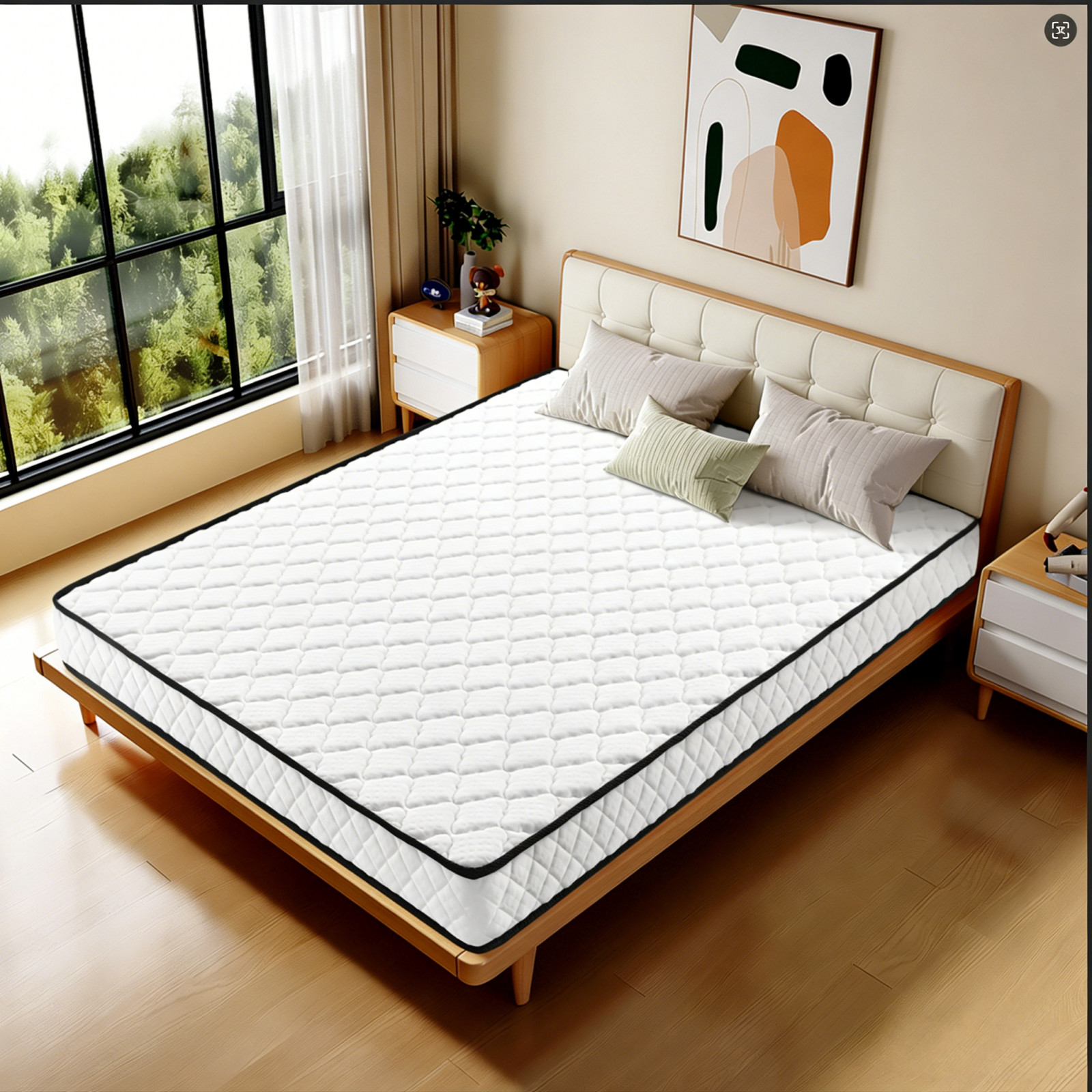 6Inch Gel Memory Foam Mattress Medium Firm Twin Txl Full Queen Size Bed in a Box