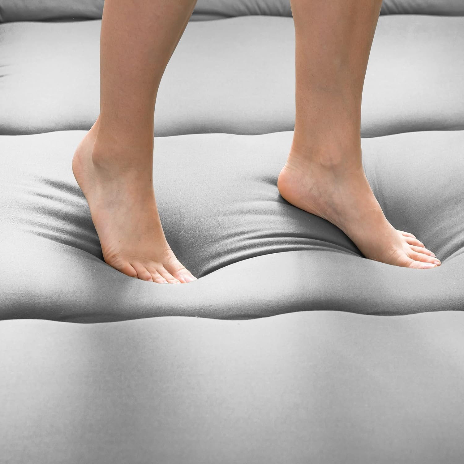 Japanese Floor Mattress, Thicken Daybed Futon Sleeping Pad Foldable Roll up Matt
