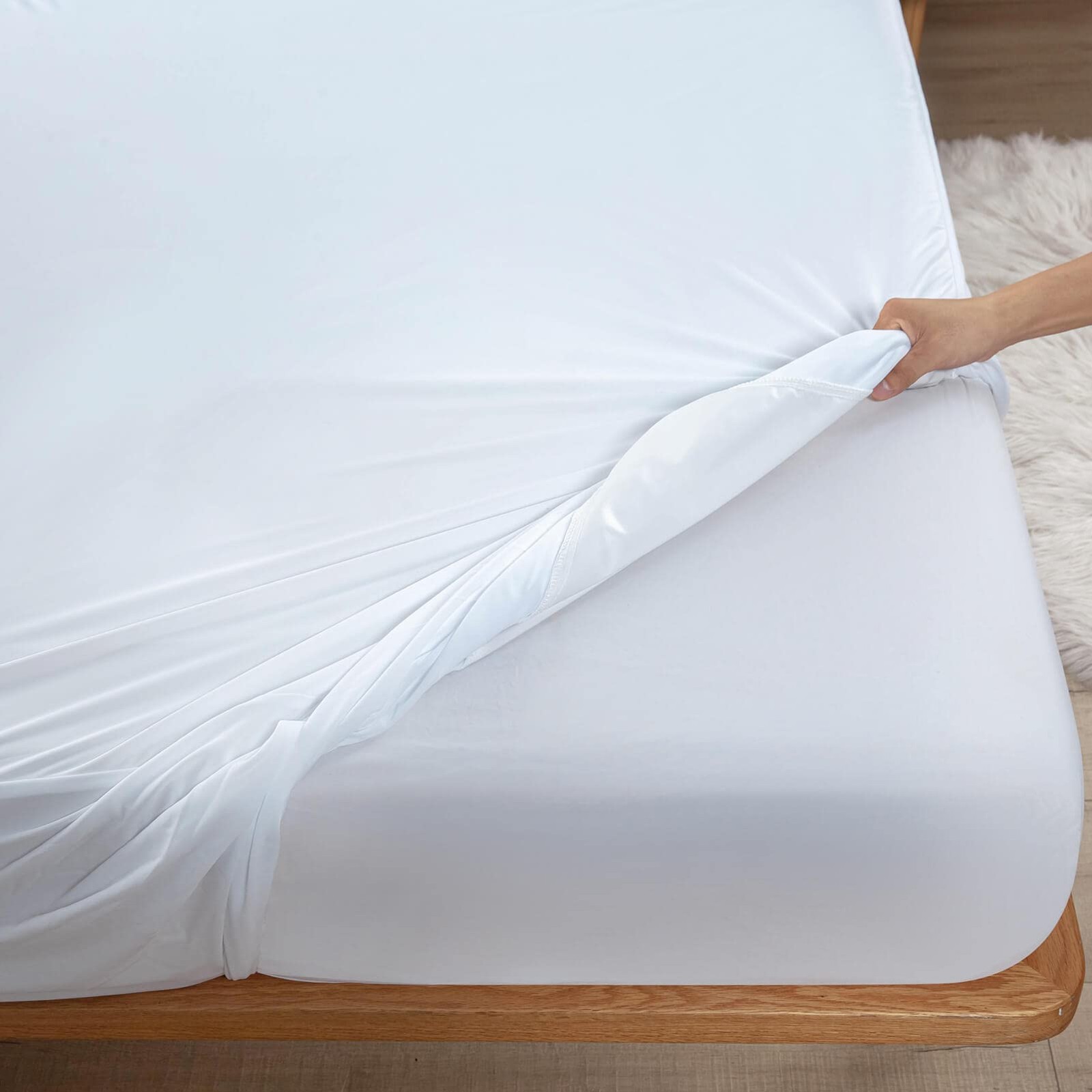 Kingnex Waterproof RV Short Queen Mattress 60×75, White