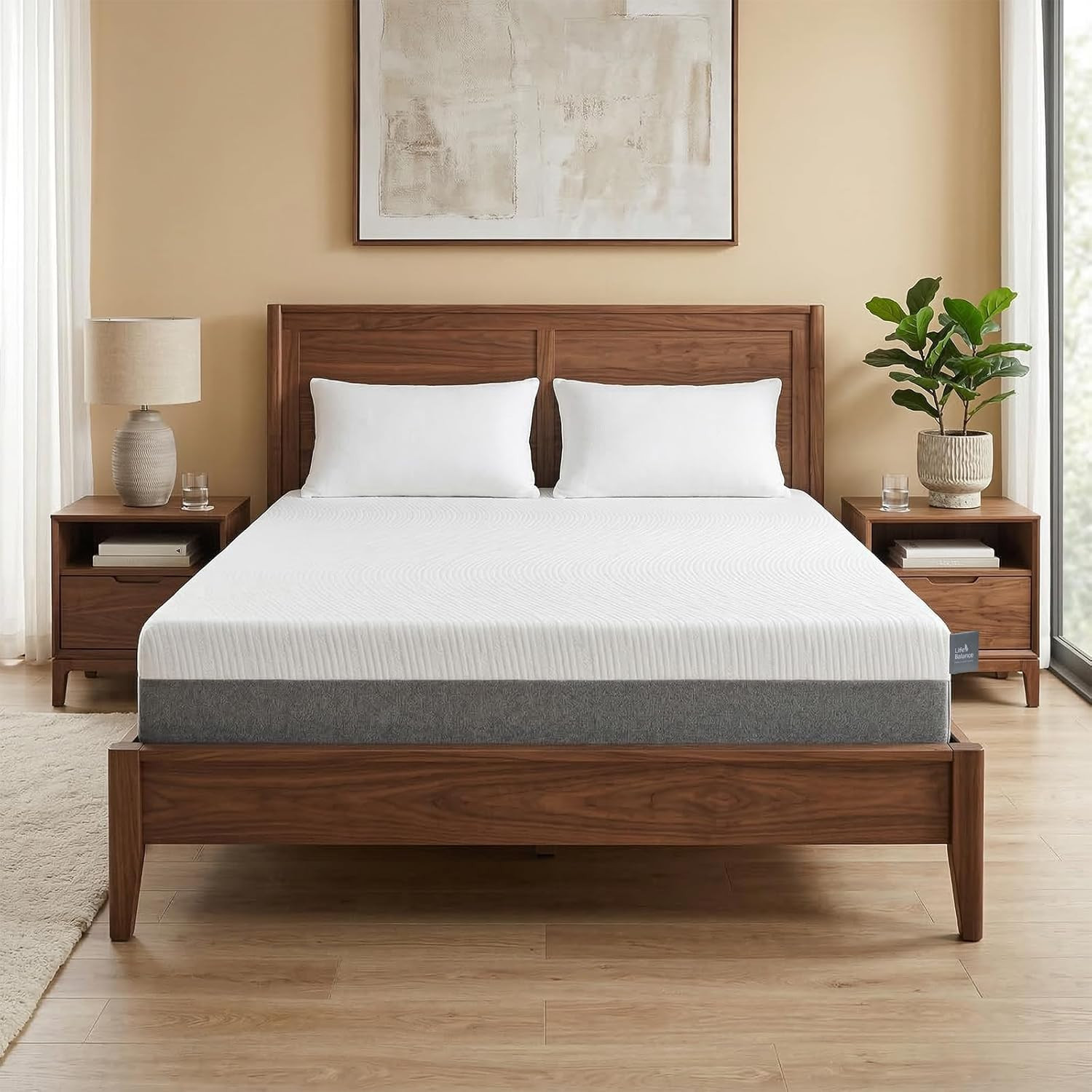 Cooling Gel Memory Foam Twin Mattress – Pressure Relief & Motion Isolation