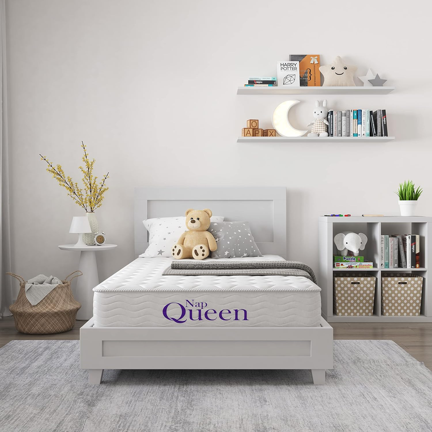 8″ Elsa Twin Mattress – Innerspring & Foam, CertiPUR-US, Fiberglass Free