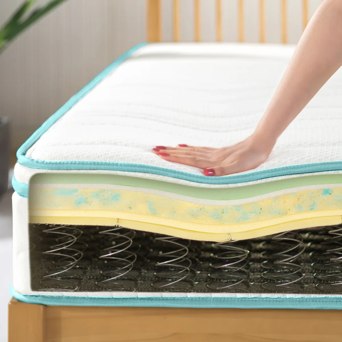 Queen Mattress – Medium Firm Hybrid – Sleep Ready – Pickup in Boston