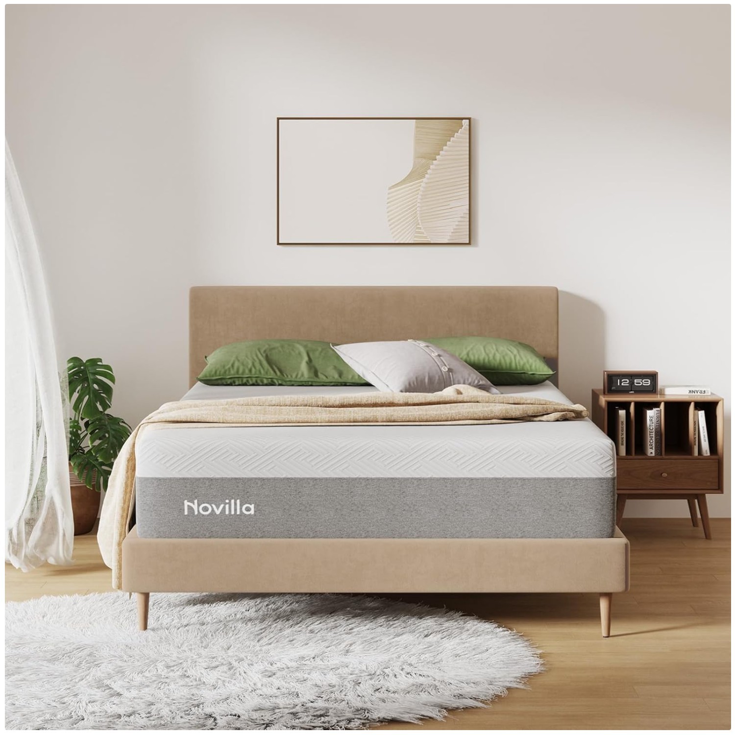 Cool Night Sleep & Pressure Relief Full Mattress – 12 Inch