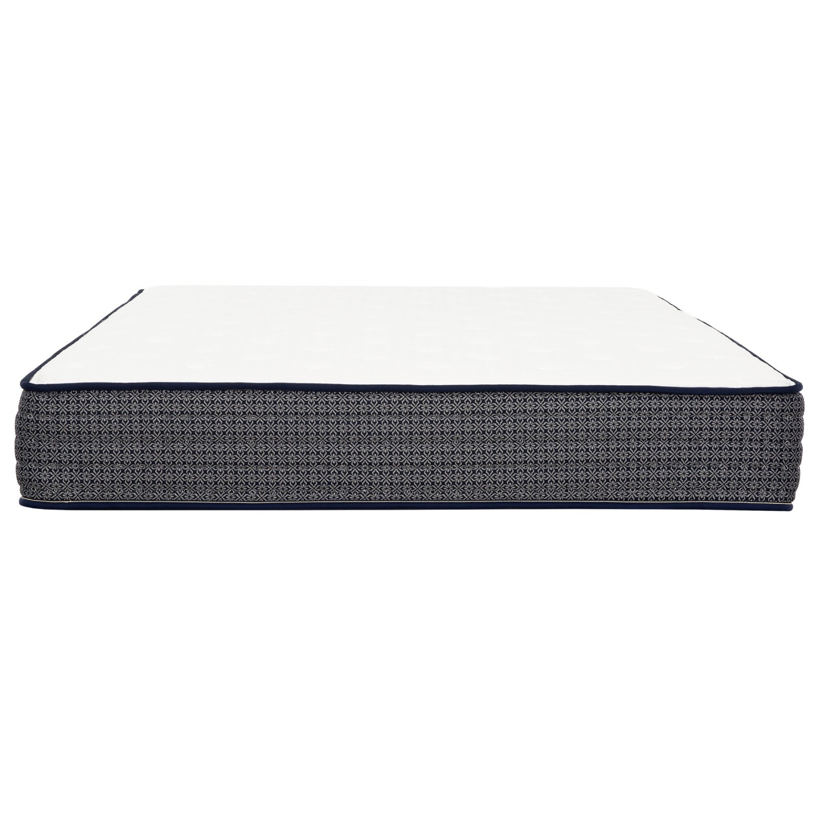 10 Inch Twin Size Hybrid Mattress with Gel Memory Foam and Pocket Coils, White