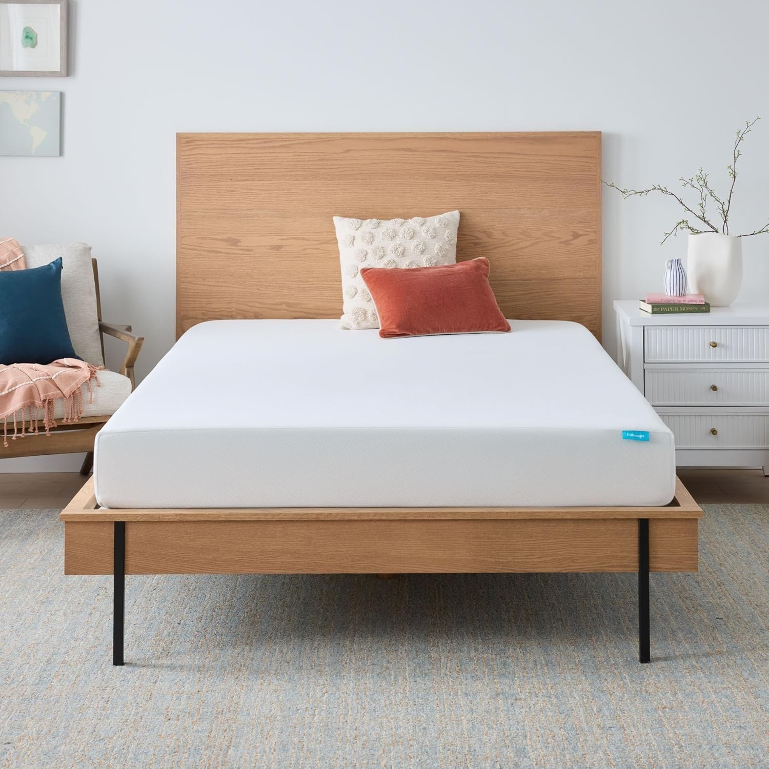 5 Inch Gel Infused Memory Foam Mattress Twin Size Firm Low Profile Bed Mattress