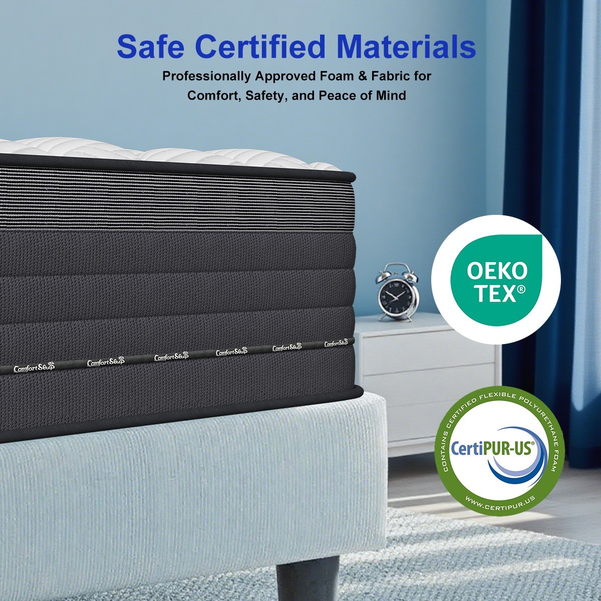 MRH Mattress, 12-Inch Boxed Hybrid, Mix mattresses,Mattress
