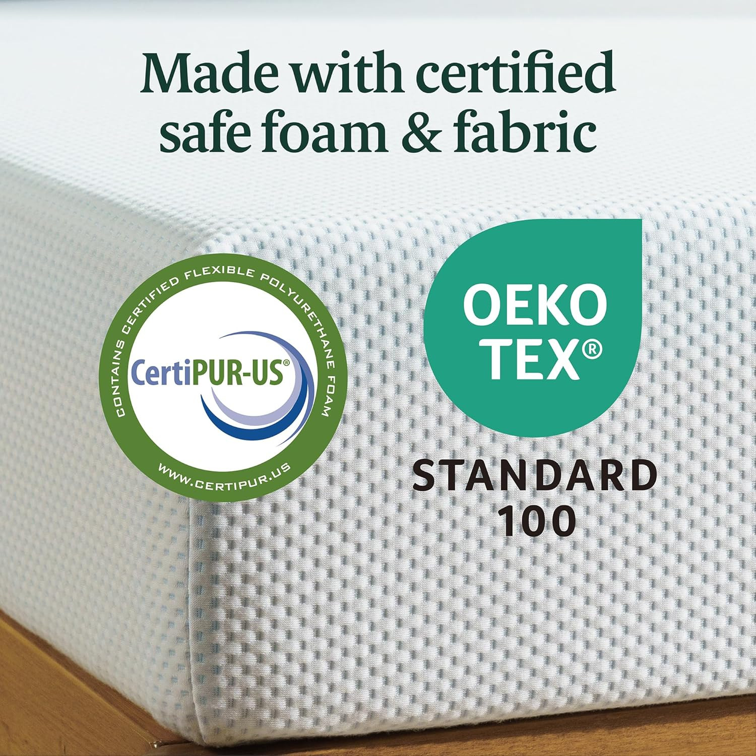 8 Inch Green Tea Cooling Memory Foam Mattress [New Version], Twin, Fiberglass Fr