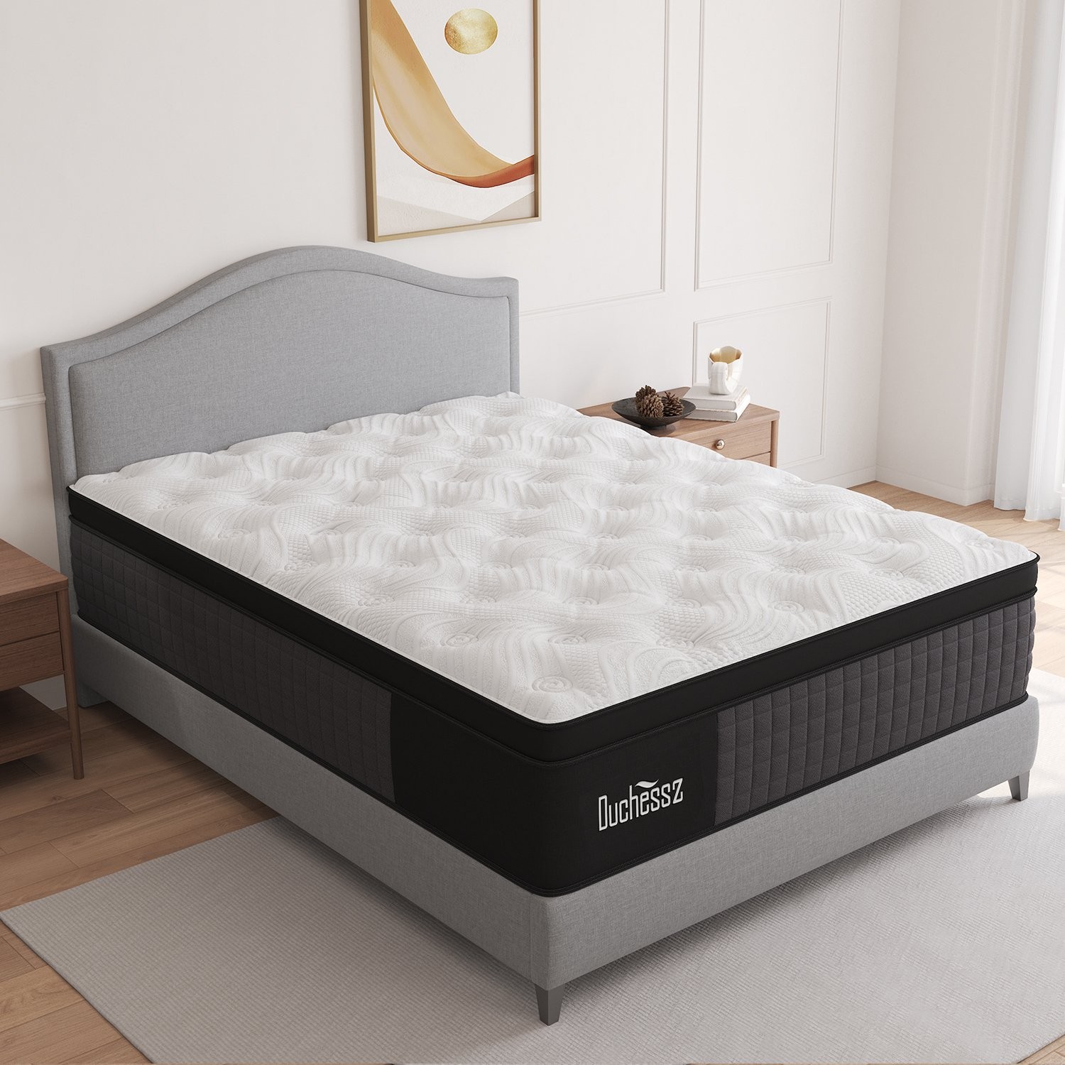 10″12″14″ Twin Full Queen King Size Mattress in a Box Hybrid Spring Memory Foam