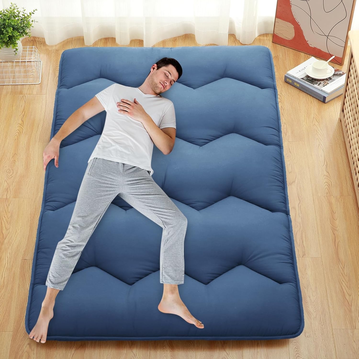 Ⓜ️Twin/Full/Queen Size Floor Mattress Japanese Futon Mattress Sleeping Tatami Ma