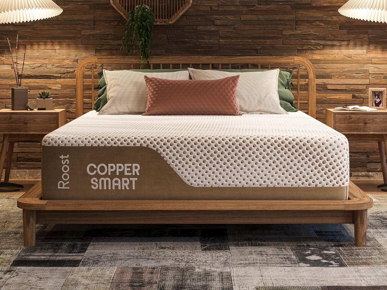 ROOST SLEEP 14-Inch Twin XL Hybrid Mattress – Copper Gel Cooling
