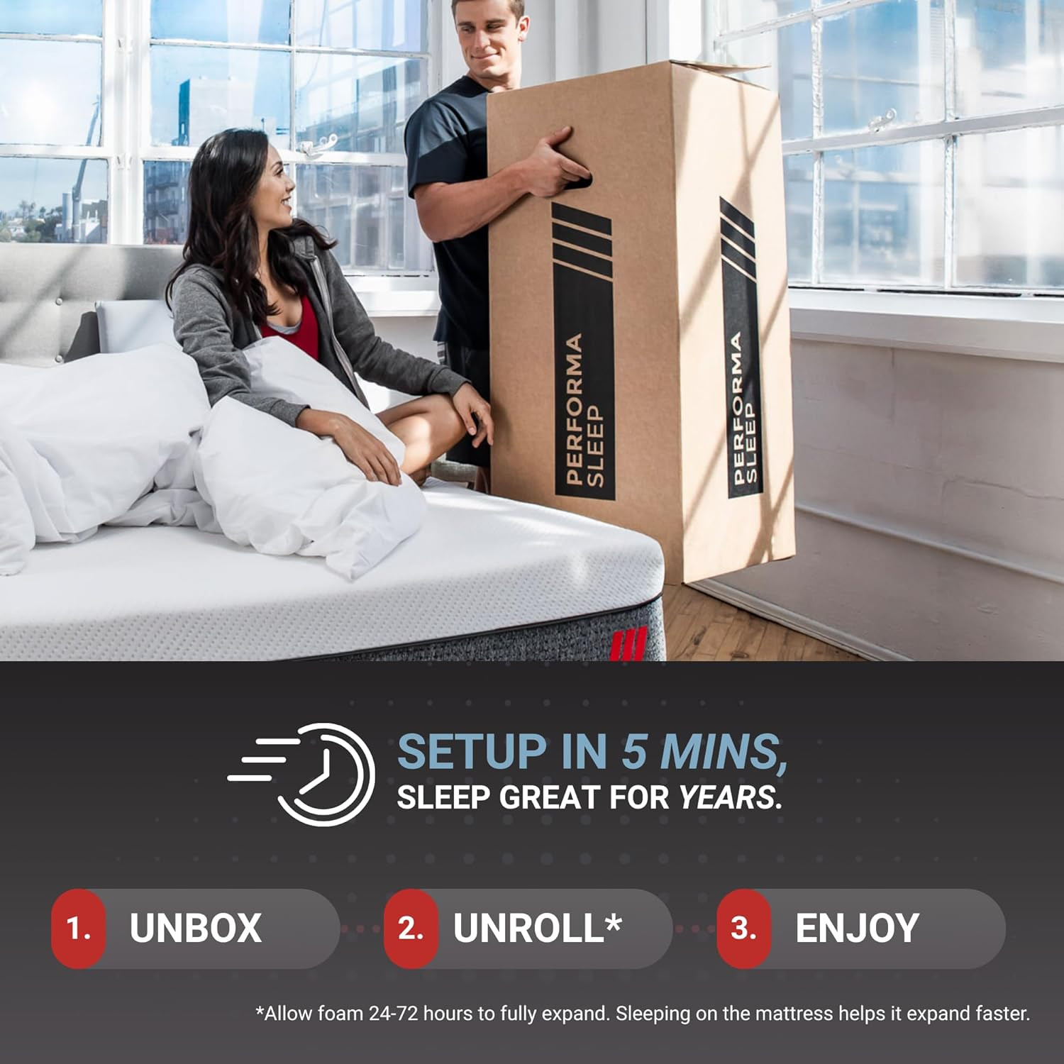 11″ Essential Memory Foam Mattress – Medium-Firm, Cooling Comfort & Support