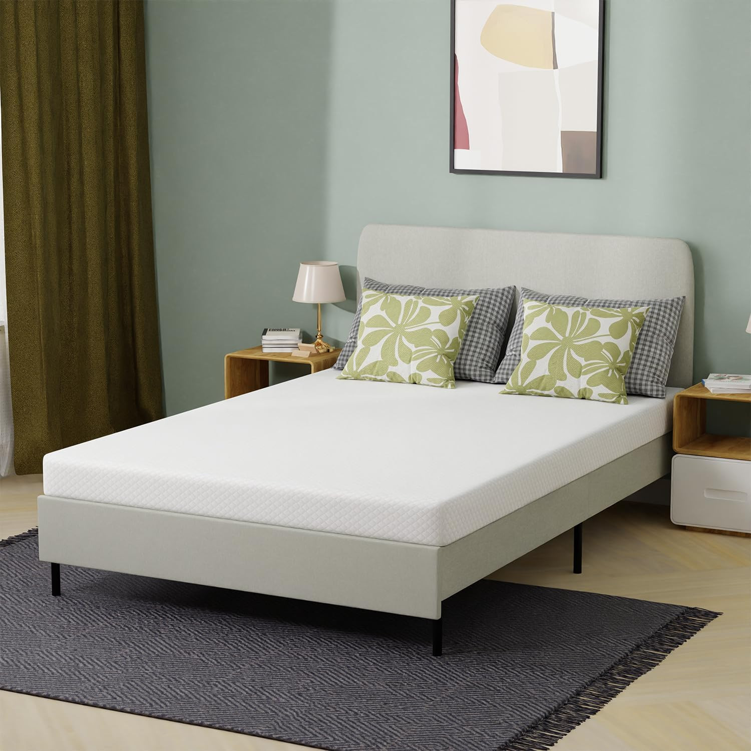 5″ Medium-Firm Memory Foam Mattress for Pressure Relief & Cooler Sleep, Full