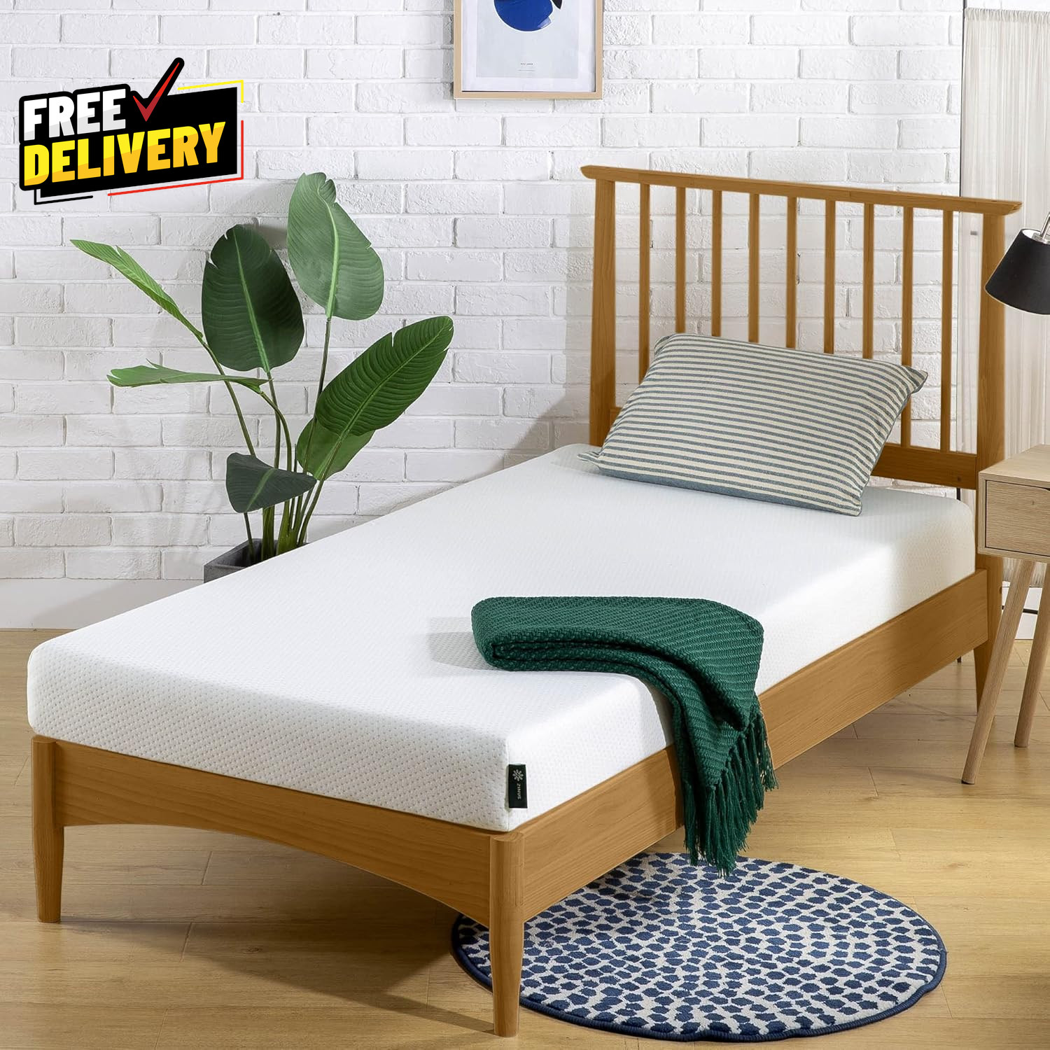 Memory Foam 5 Inch Narrow Twin Mattress