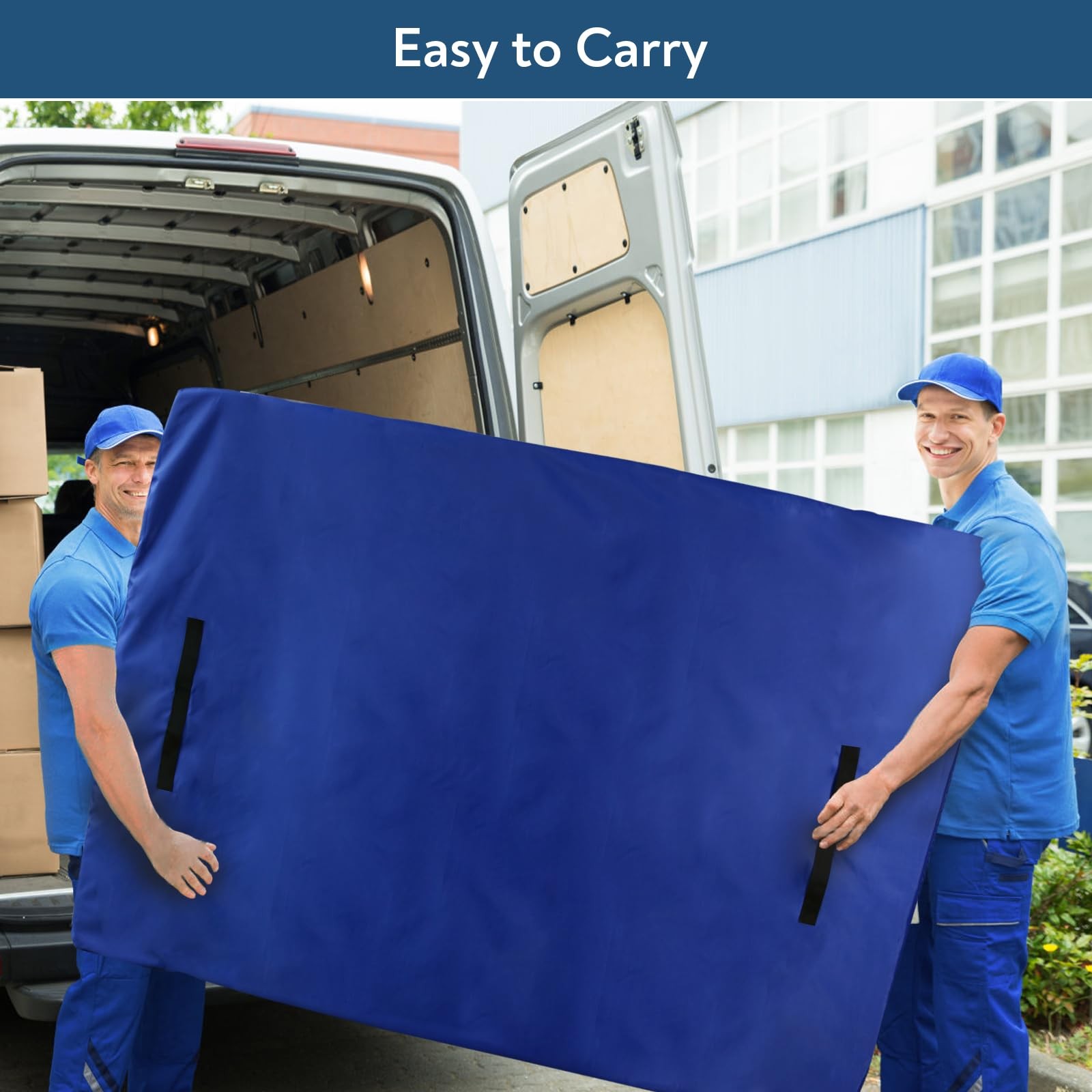 Queen Mattress Bag for Moving and Storage, Size Queen, Blue