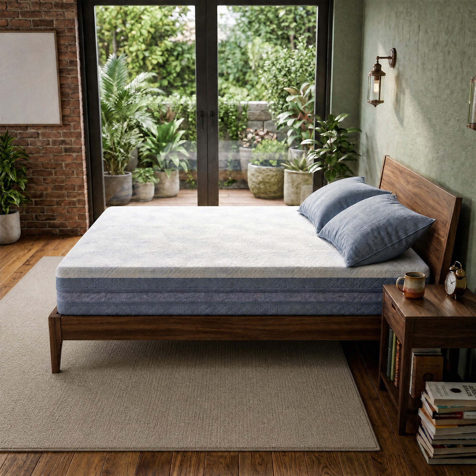 10 Inch Queen Size Mattress for Back Pain Relief, CertiPUR US Certified Foams