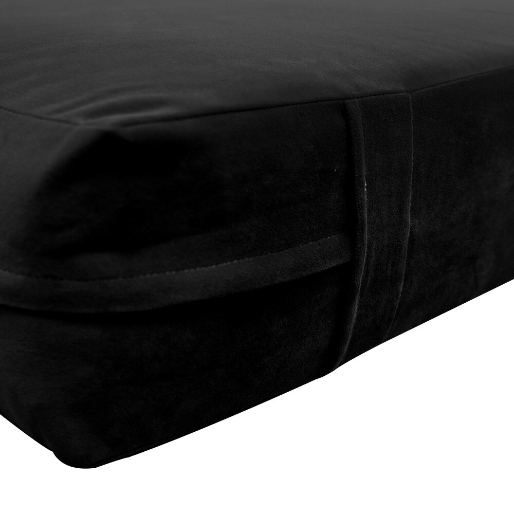 Knife Edge 6″ Twin Size 75x39x6 Velvet Indoor Daybed Mattress |COVER ONLY|-AD374