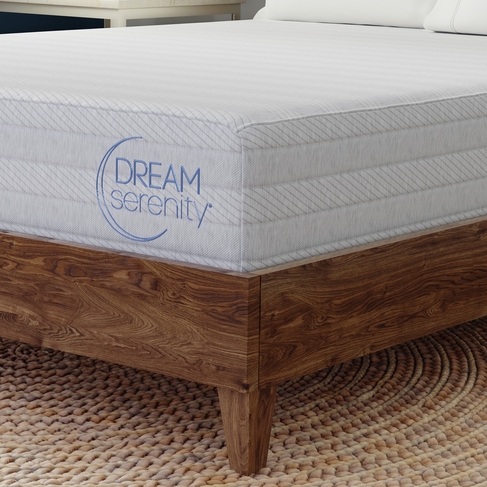 Dream Serenity Restorative 10″ Gel Memory Foam Mattress, Firm, TXL