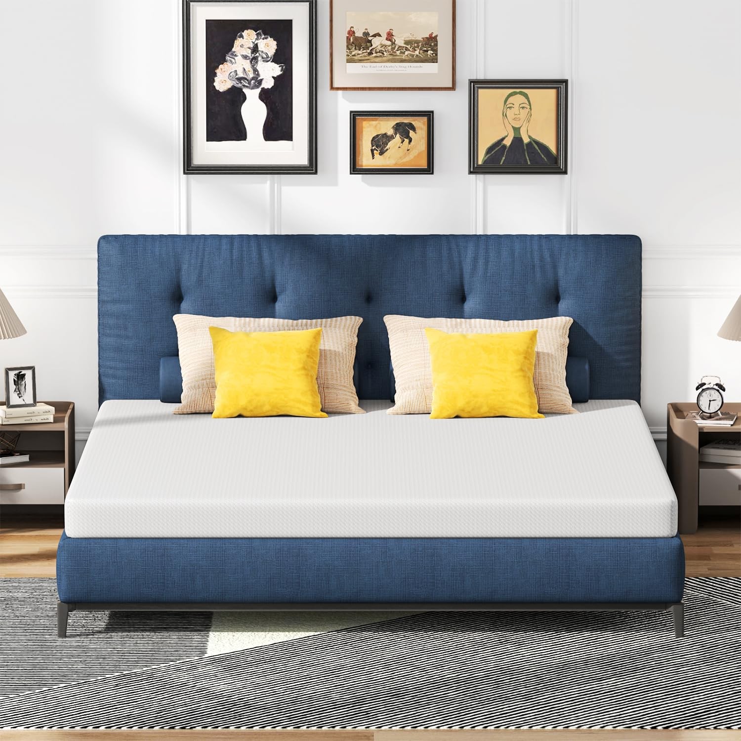 Colchones King Size De 6 Pulgadas Memory Foam Cama Colchon En Oferta Baratos