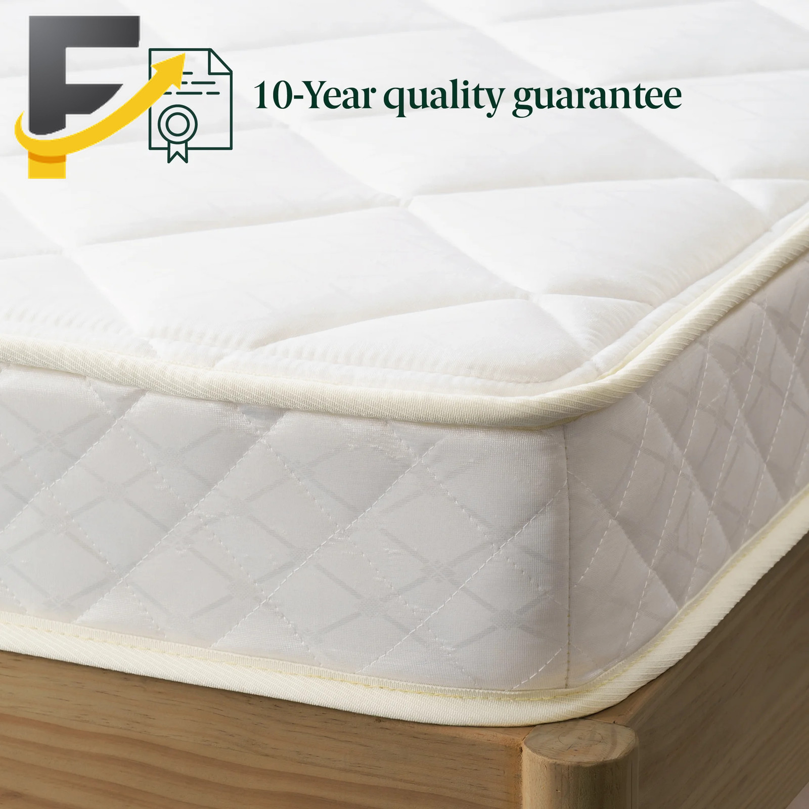 Slumber 1 by 6″ Comfort plus Innerspring Mattress Twin