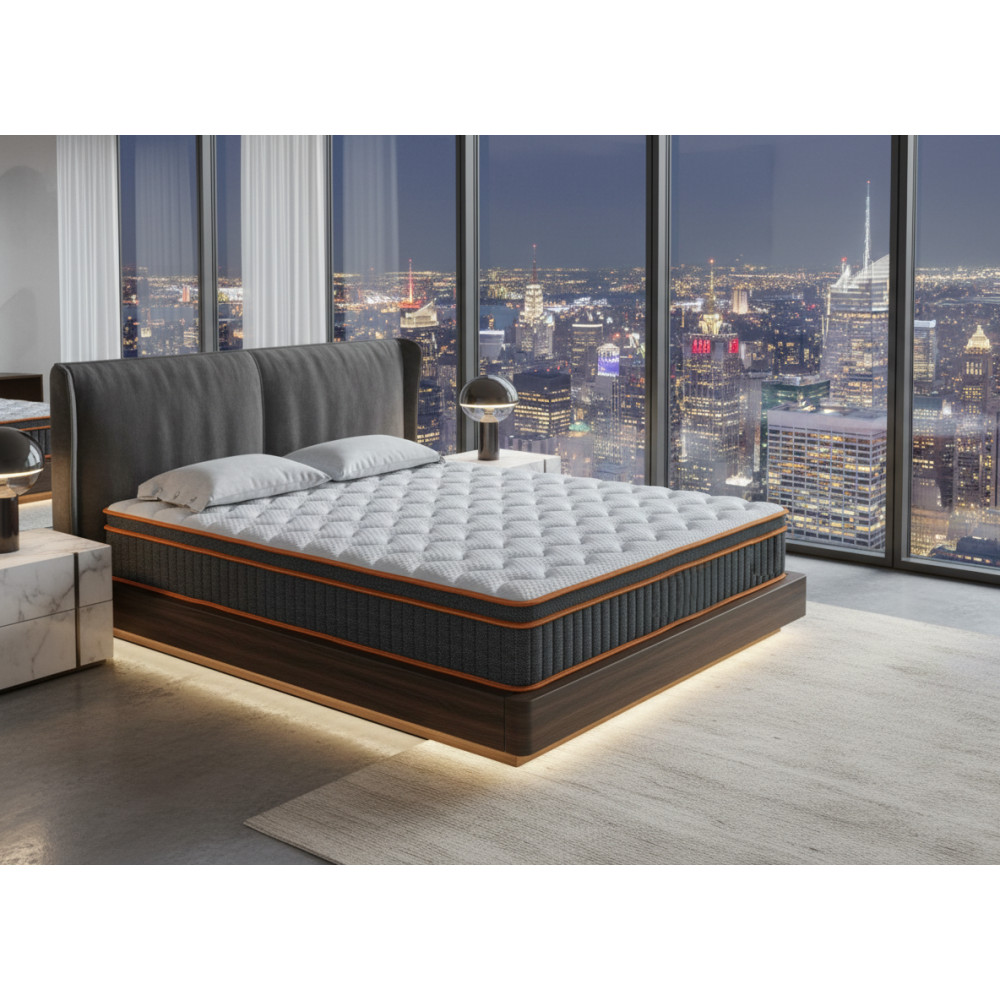 Full Size 12 Inch Mattress Memory Foam Pocket Springs Support Comfortable Sleep