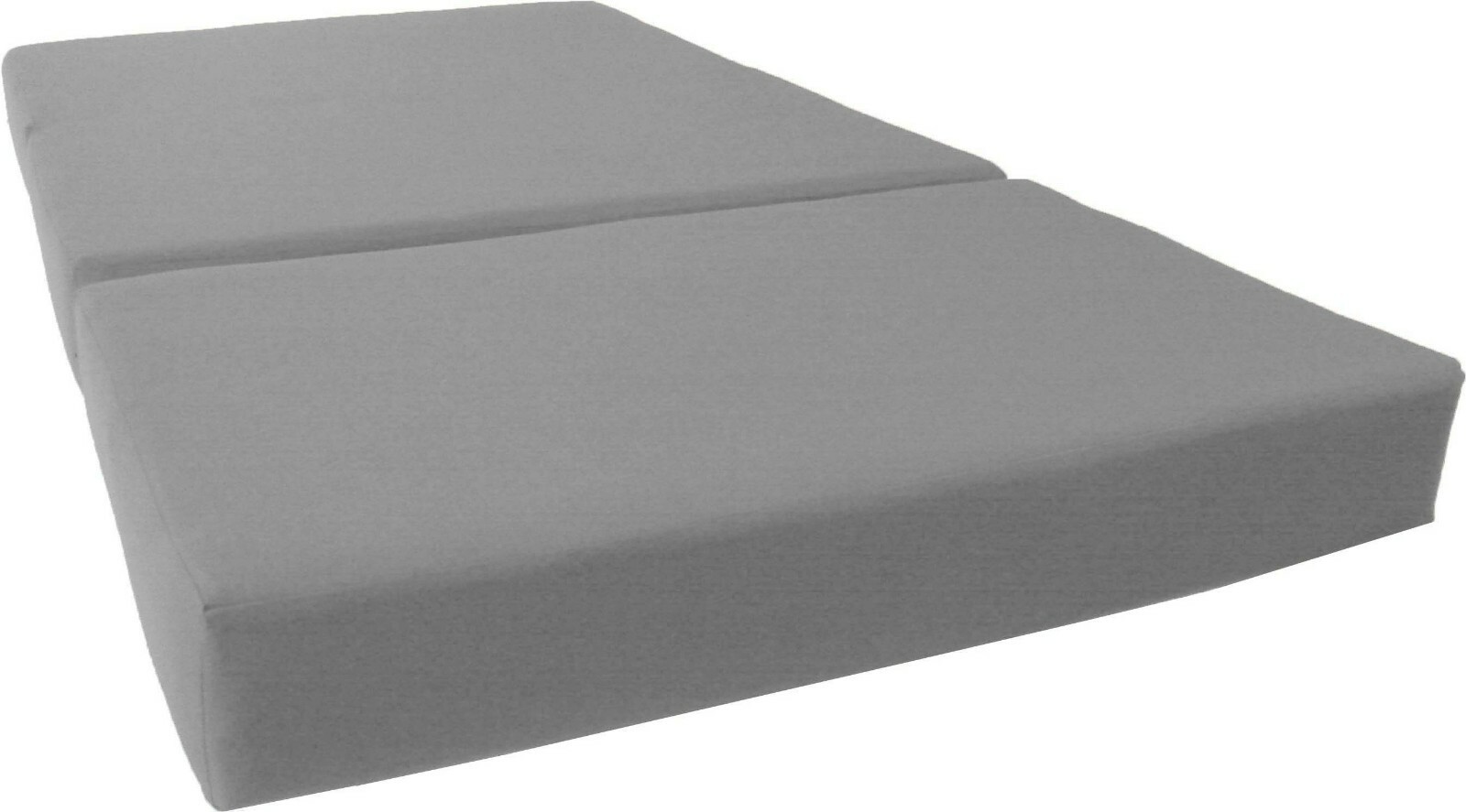 Queen Shikibuton Trifold Foam Beds, Folding Mattresses 6 x 60 x 80, Gray
