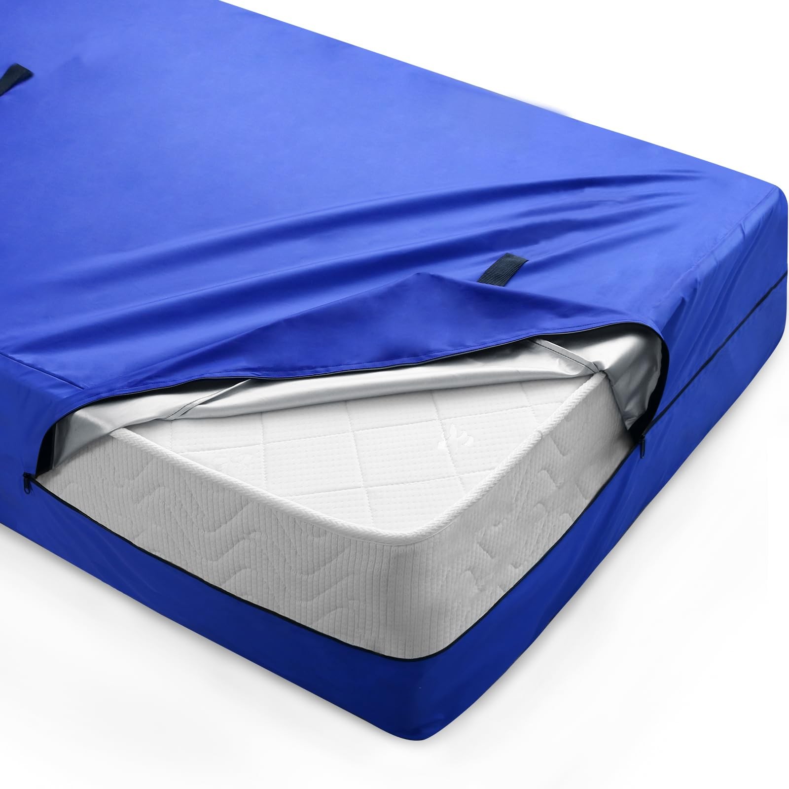 Queen Mattress Bag for Moving and Storage, Size Queen, Blue