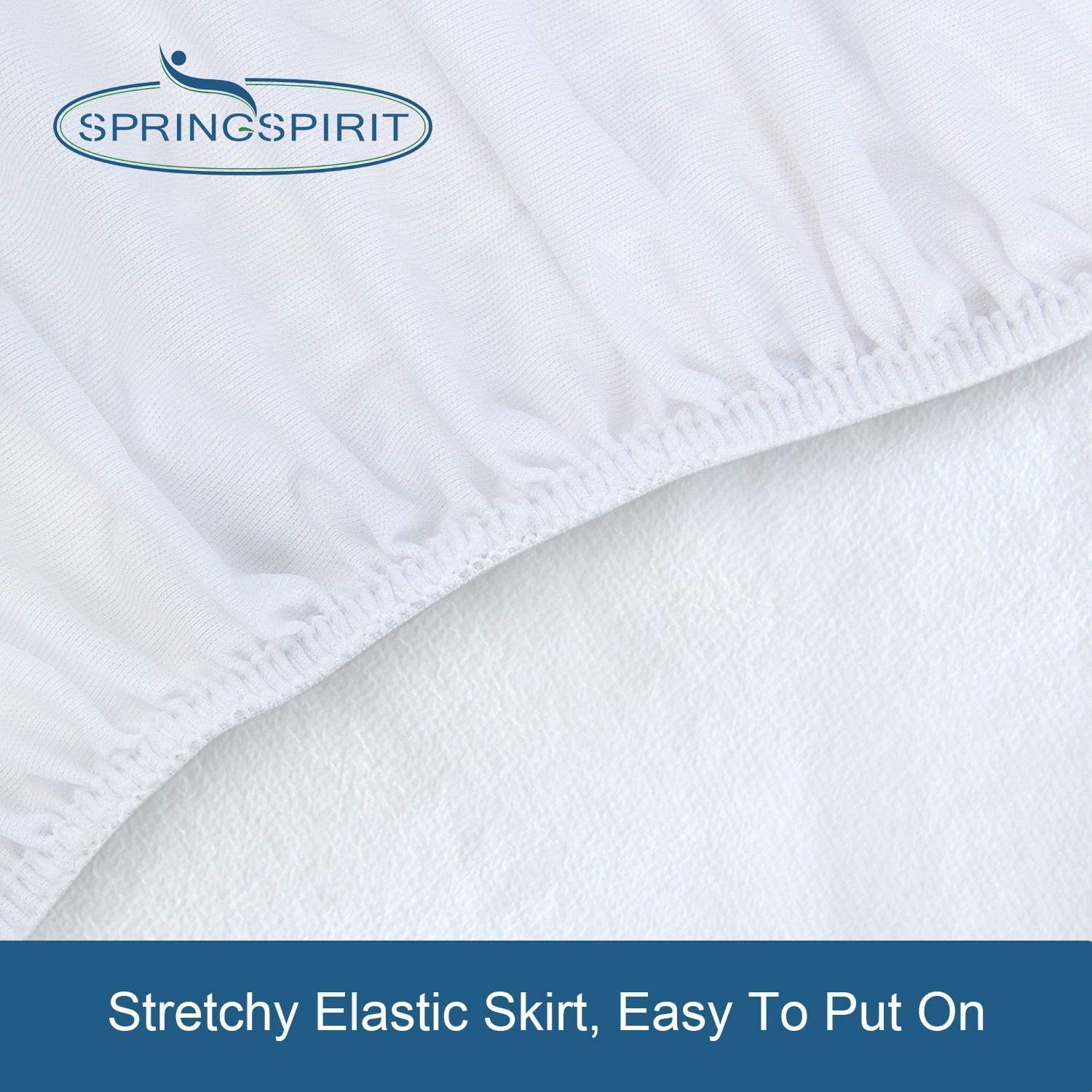 Queen Mattress Protector Waterproof Cover Absorbent Fitted Sheet Queen, White