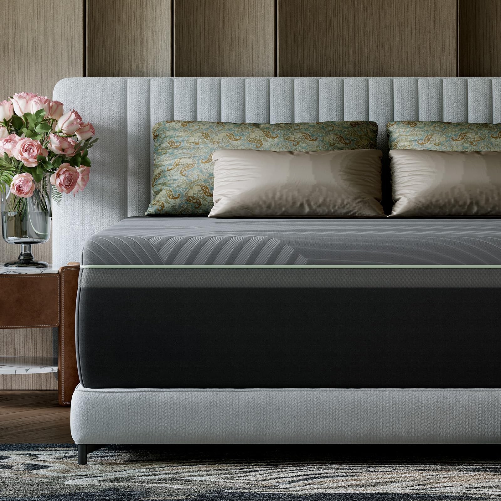Twin Memory Foam Mattress, 10 Inch Twin Mattress with AiryFlow Cooling System…