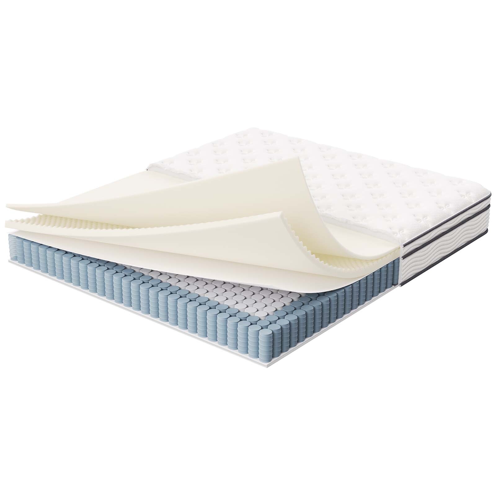 Modway Jenna 10″ Innerspring and Foam California King Mattress