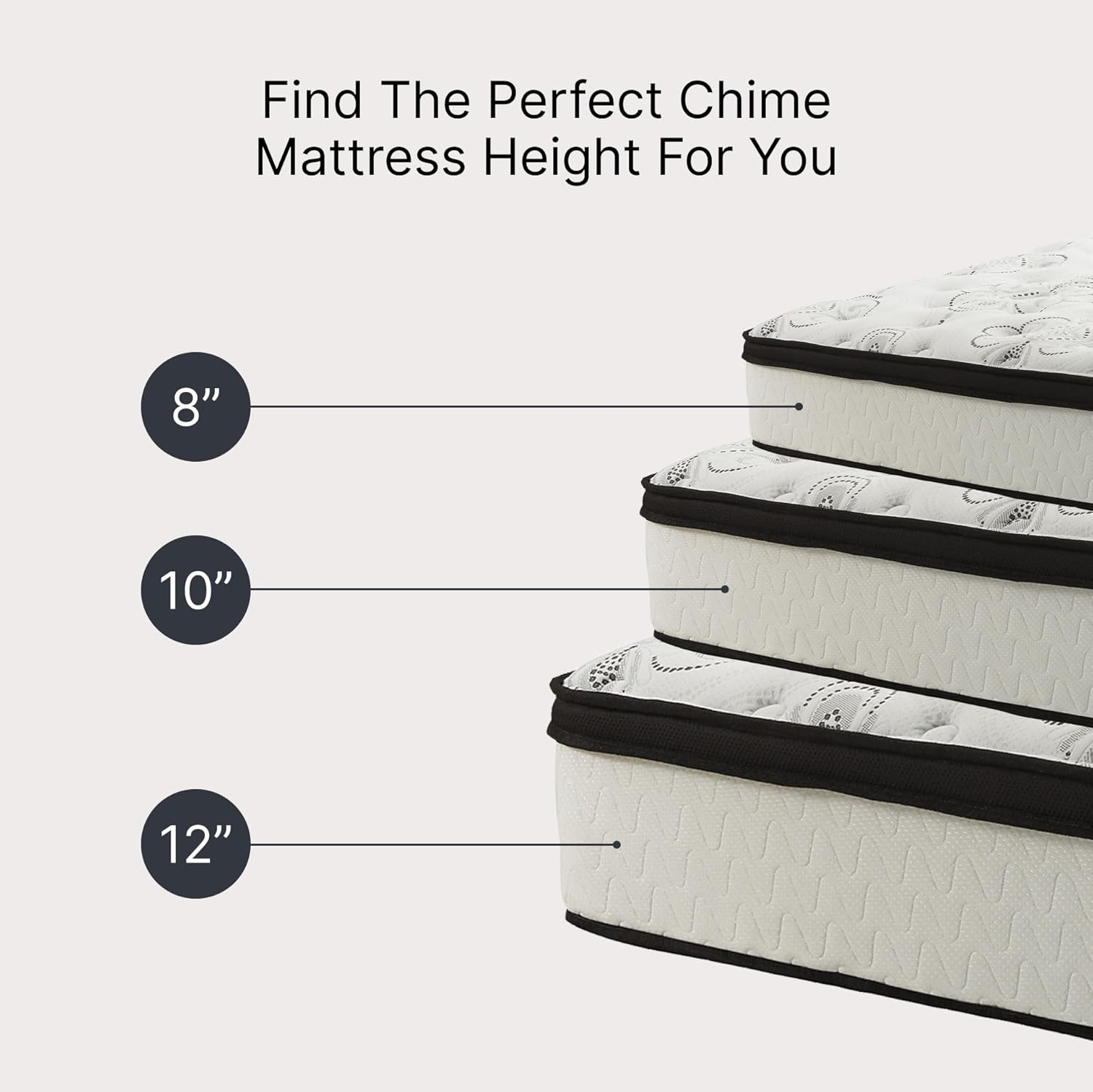 Signature Design by Ashley Chime Memory Foam 12″ Full Mattress with Thick Memory
