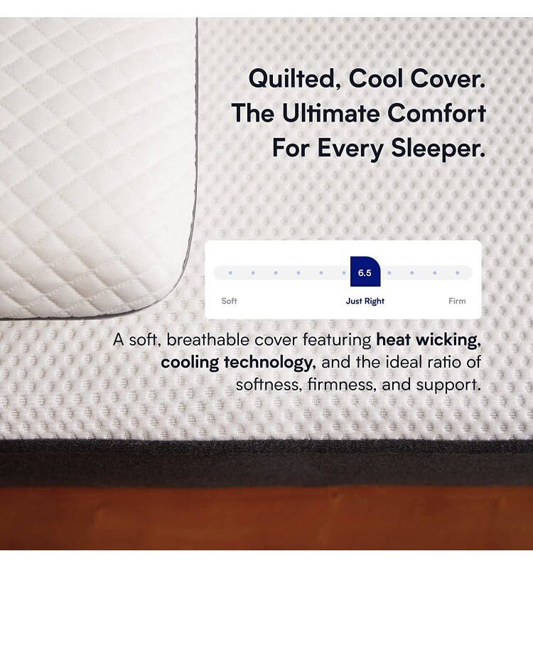 Nectar Twin Mattress 12 Inch – Medium Firm Gel Memory Foam Mattress – 365 Night