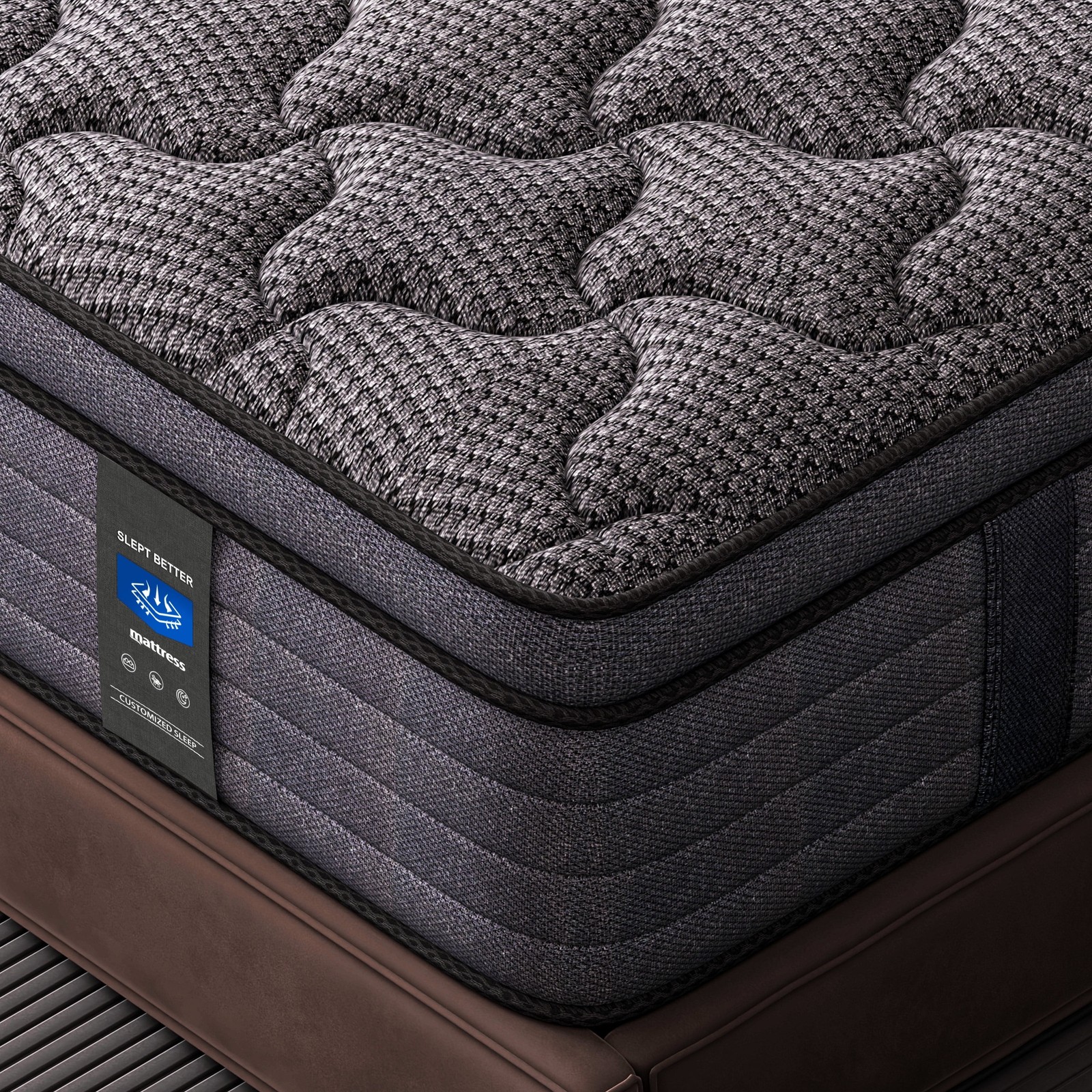 Slept Better 14 Inch Twin Size Mattress in Box,Memory Foam & Spring Hybrid Mattr