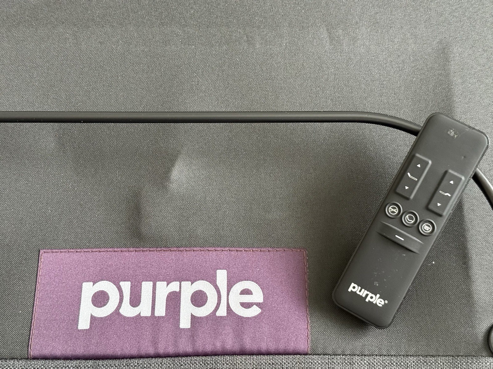 Purple RestorePremier Firm KING Mattress w Purple Adjustable Base Remote