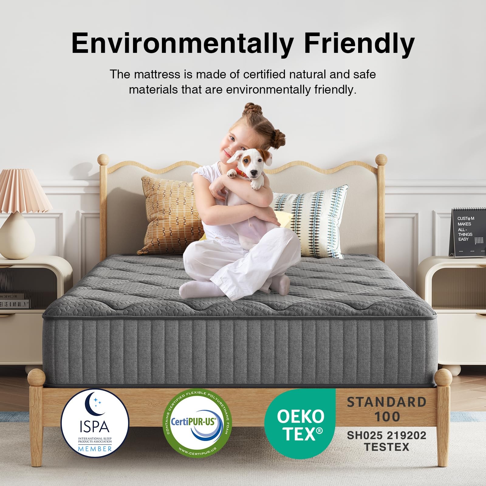 Novilla Twin Mattress for Kids,6 Inch Hybrid Twin Size Mattress with Bonnell …