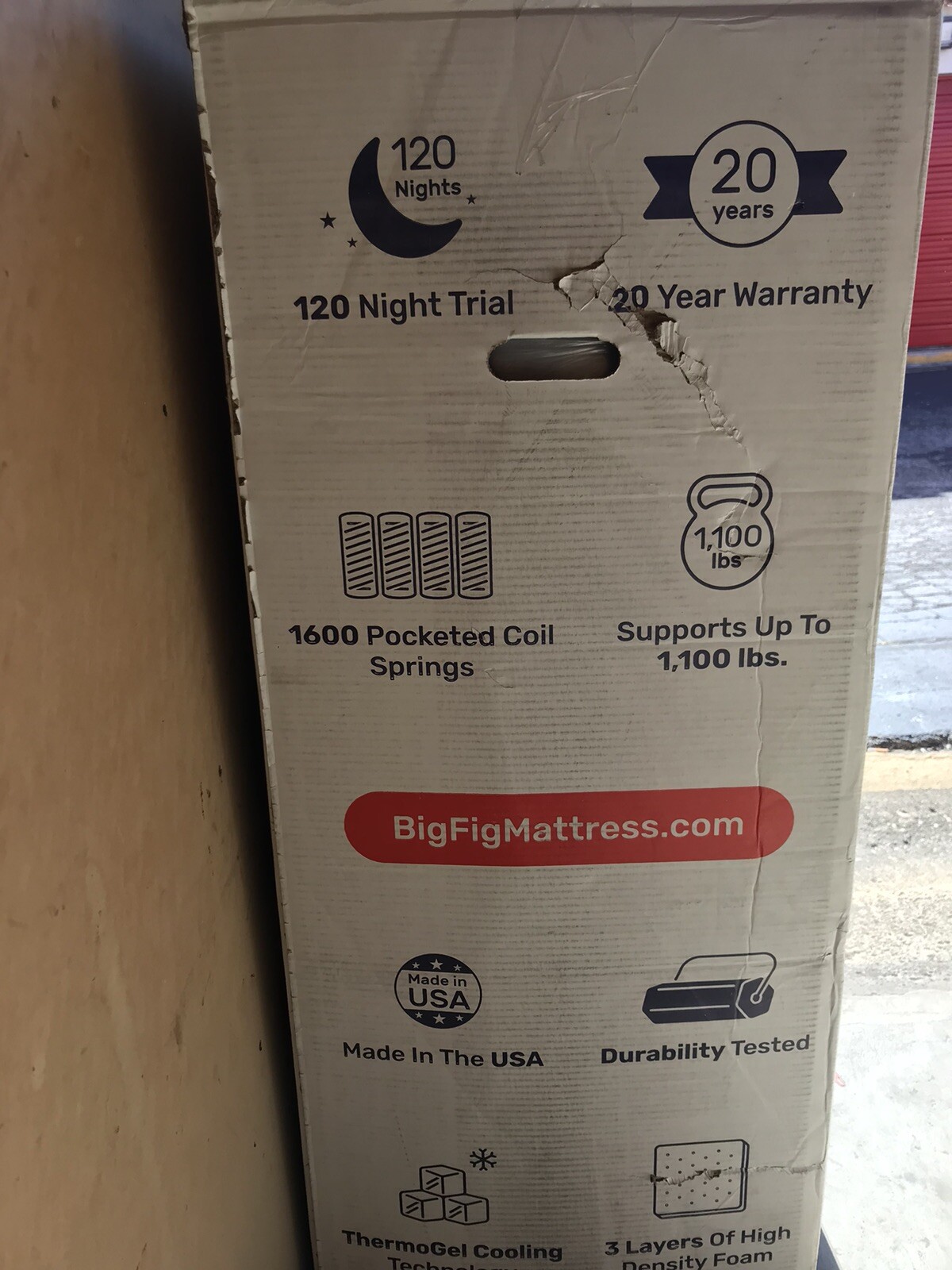 king size mattress in a box