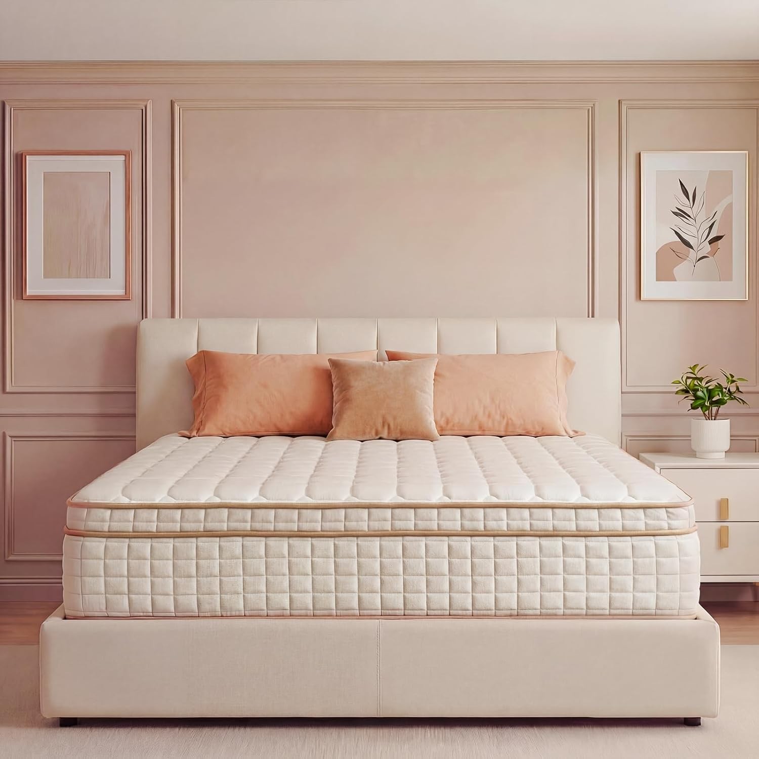 Queen Mattress,12 Inch Queen Size Mattresses in a Box,Medium Firm Queen Hybri…