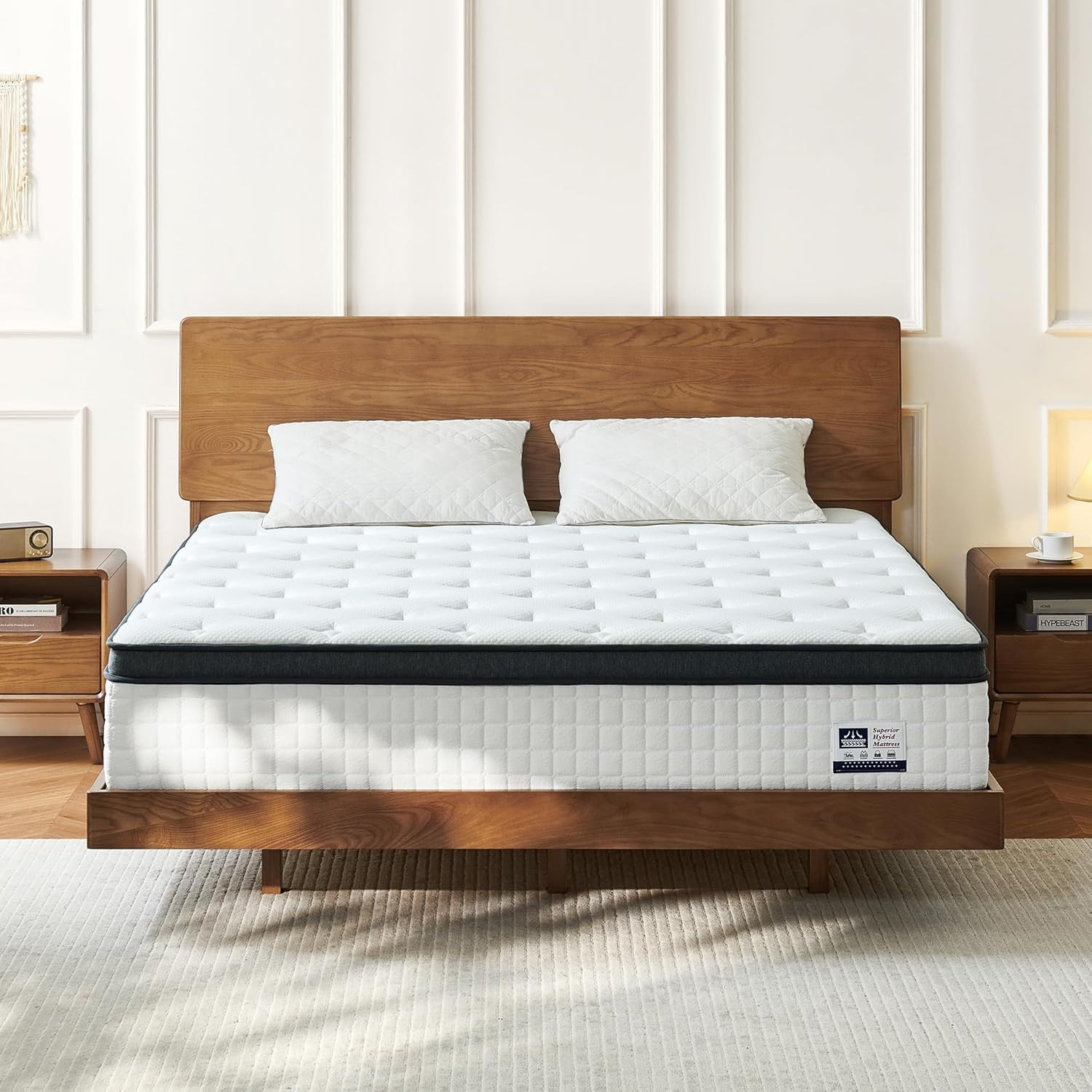 10-Inch Medium Firm Full Hybrid Mattress with Pocketed Coils & Motion Isolation