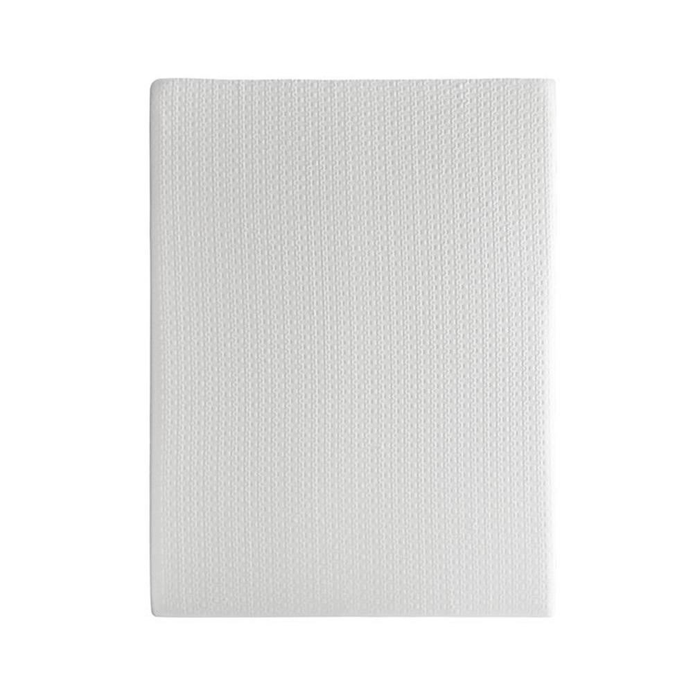 Pemberly Row 8″ Modern Fabric Queen Gel Memory Mattress in White