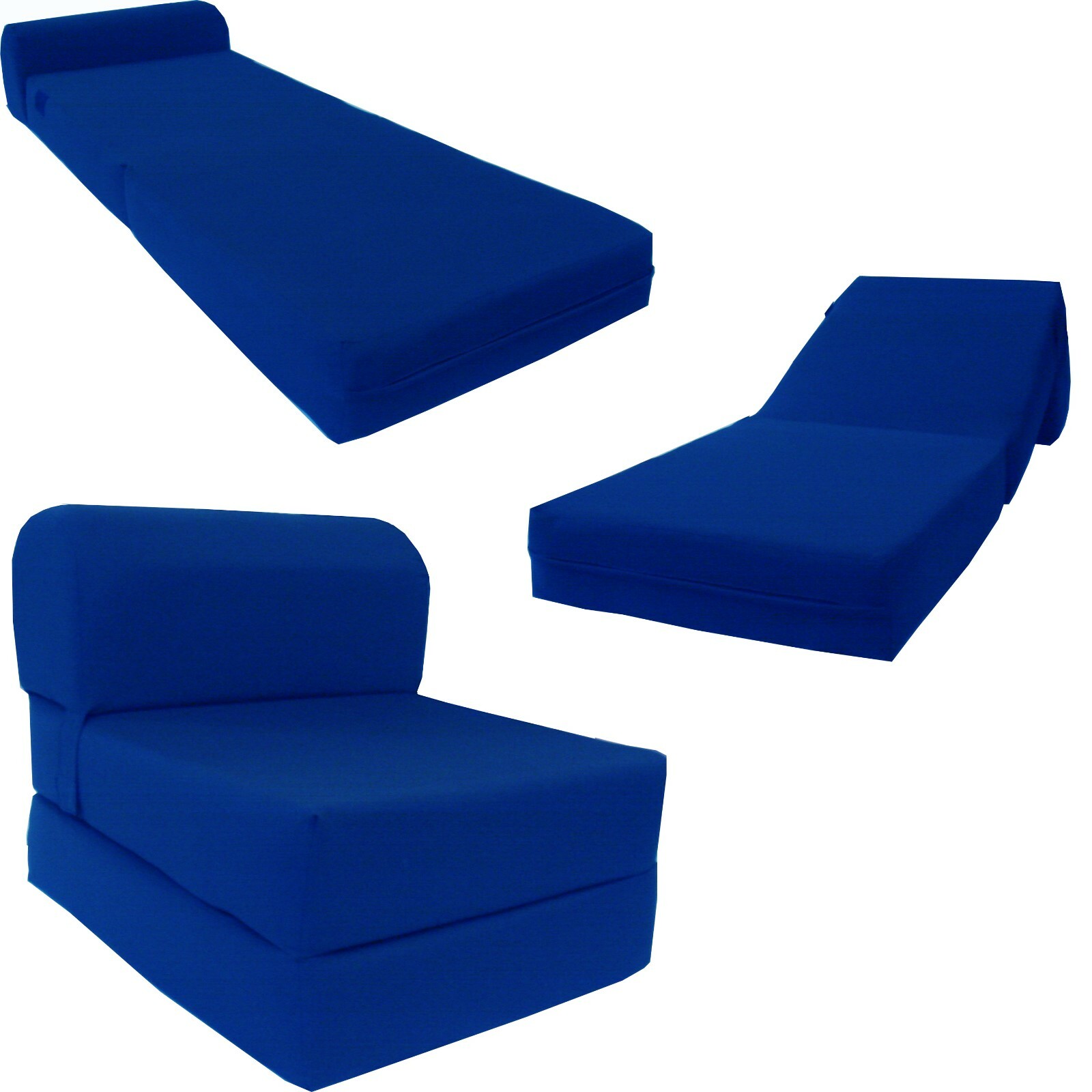 Sleeper Chair Folding Foam Mattresses, Foldable Sofa Beds, Couch 6x24x70 Royal