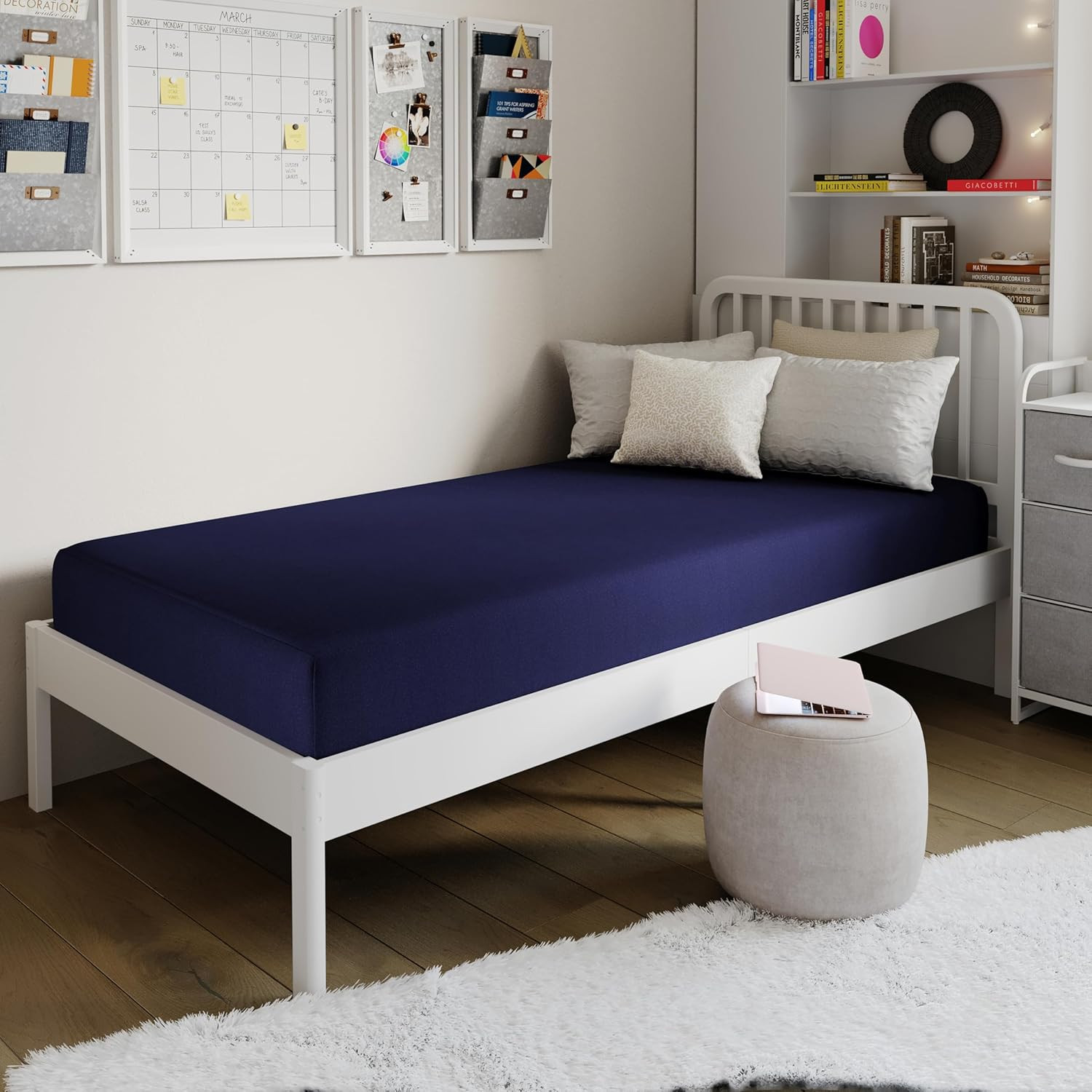 Irvine Twin XL Liquid-Resistant Memory Foam Mattress with Removable Cover