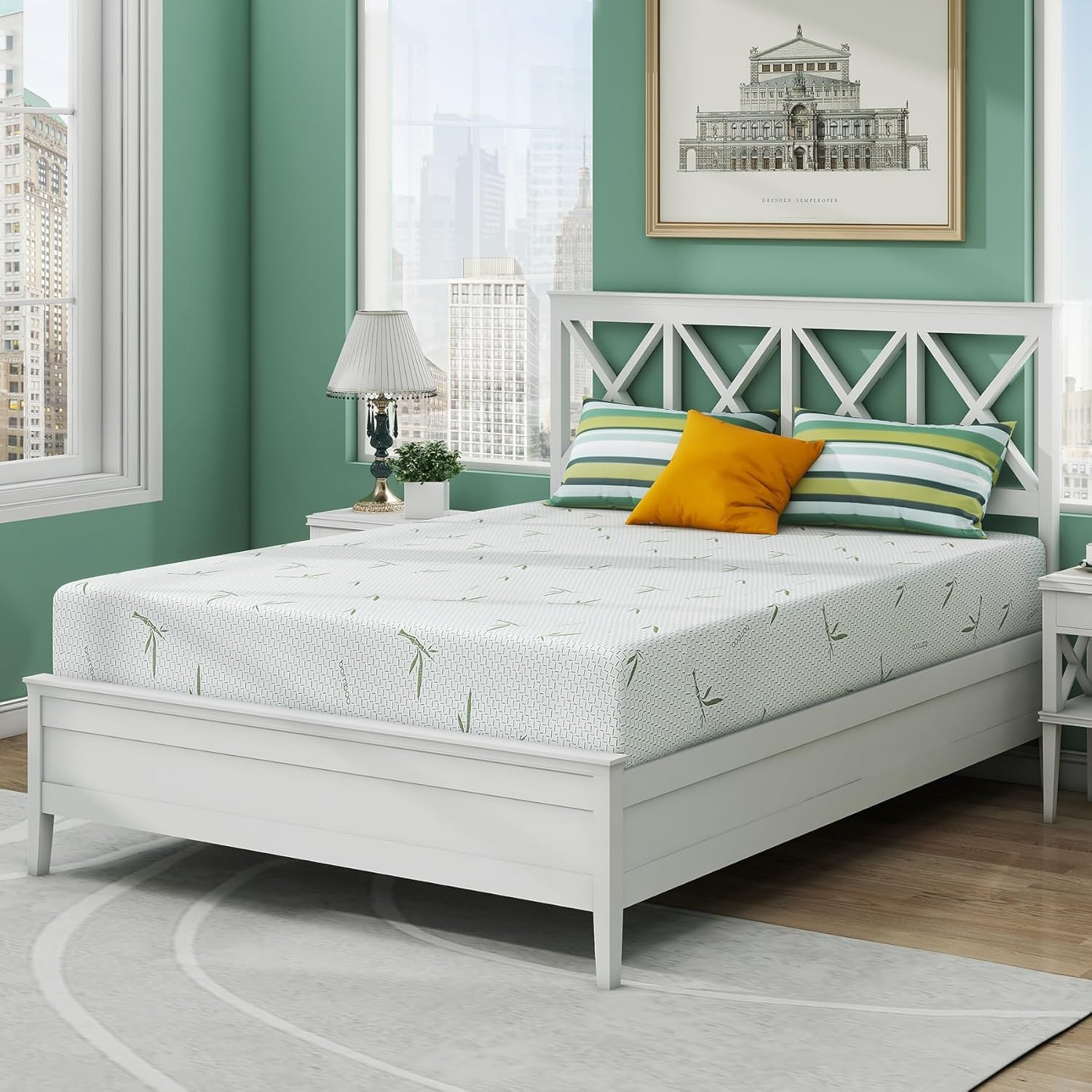 6″ Green Tea Gel Memory Foam Twin Mattress for Kids – CertiPUR-US Certified
