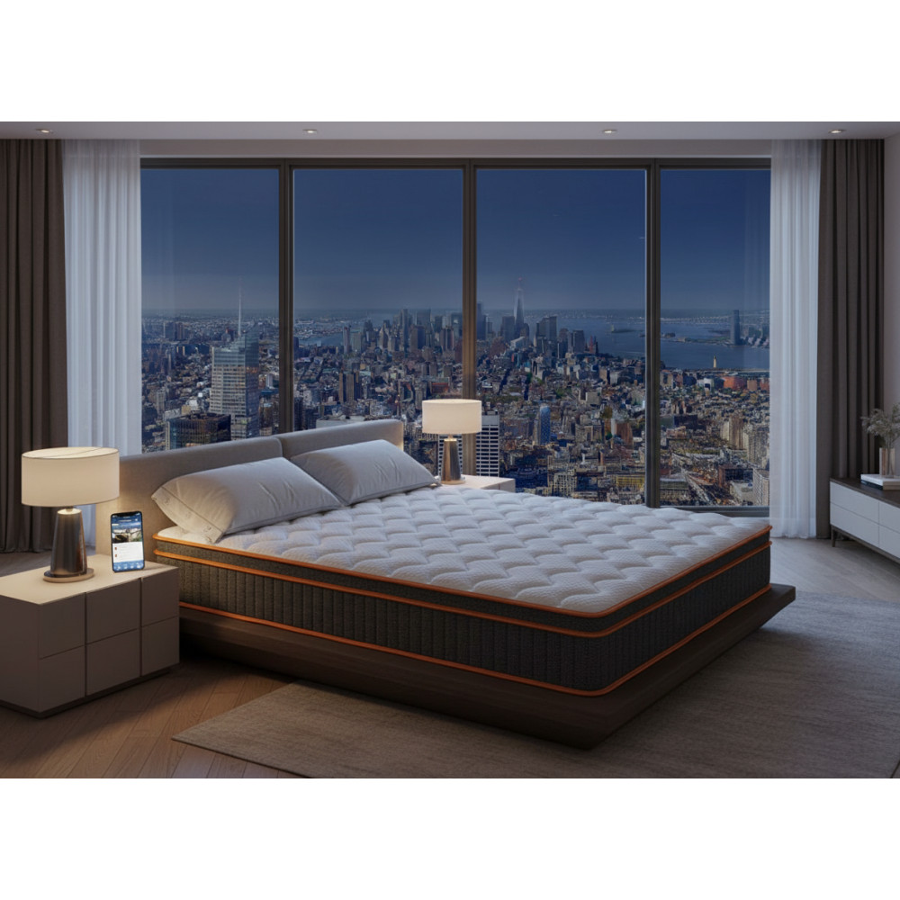 Full Size 12 Inch Mattress Memory Foam Pocket Springs Support Comfortable Sleep