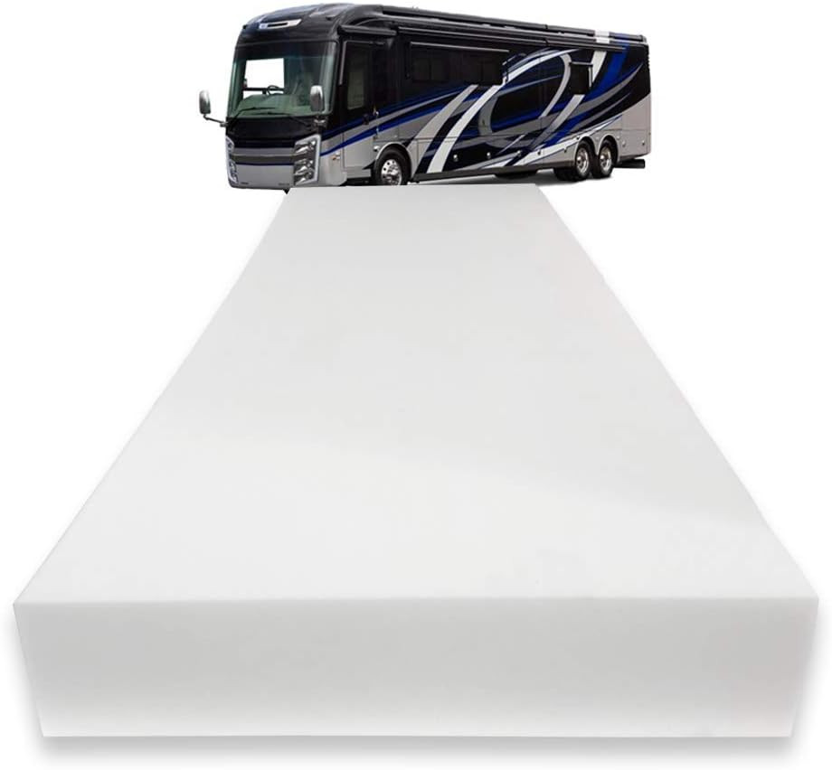 High-Density 6″ Bunk Mattress Foam for RVs & Campers – 28″x72″ Replacement