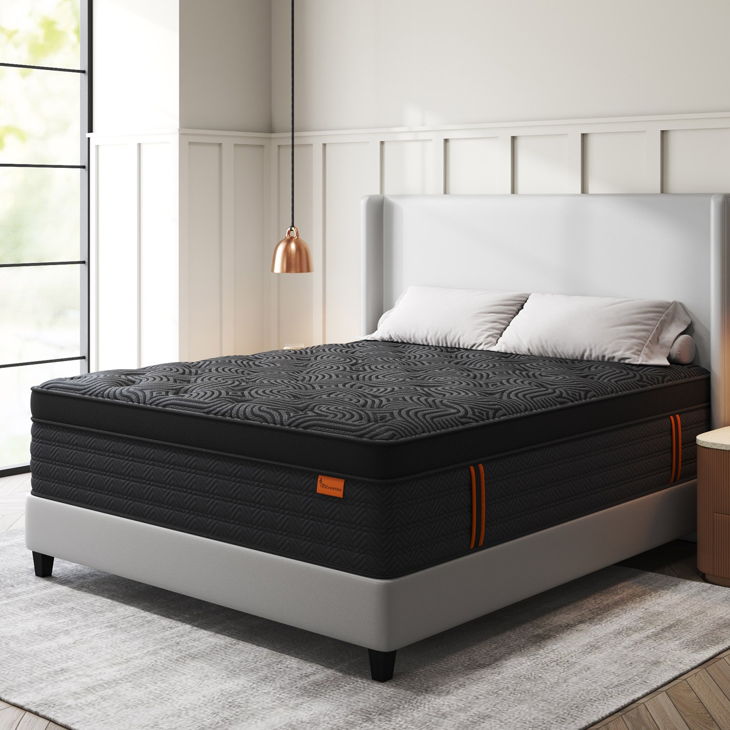 9/12 Inch Gel Memory Foam Hybrid Queen Mattress Twin Full King size In a Box