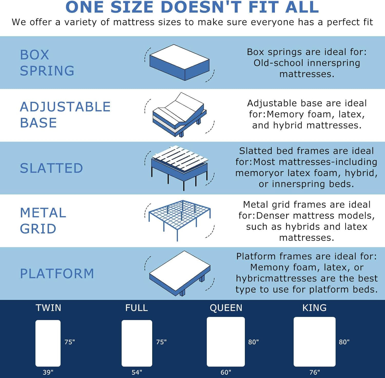 Queen Mattress, 12 Inch Medium Firm Hybrid for Queen Size Bed, Memory Foam Mattr