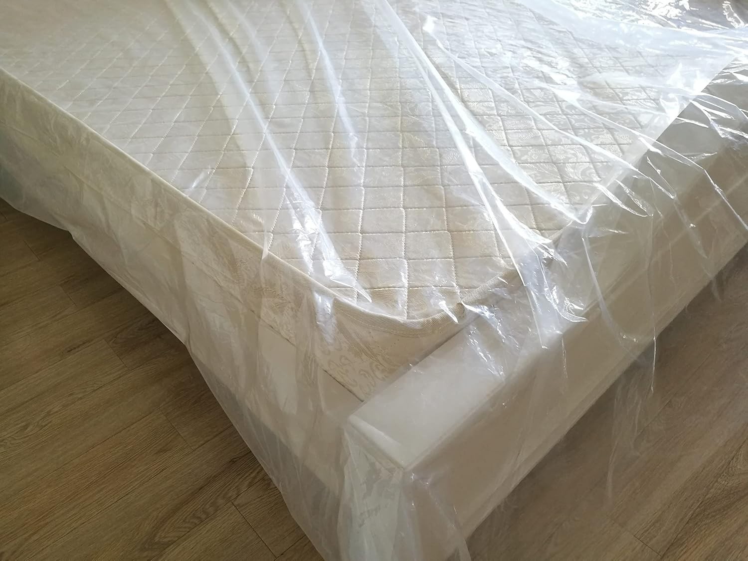4 Mil Extra Thick Mattress Bags for Moving & Storage – Queen/King Size (2 Pack)