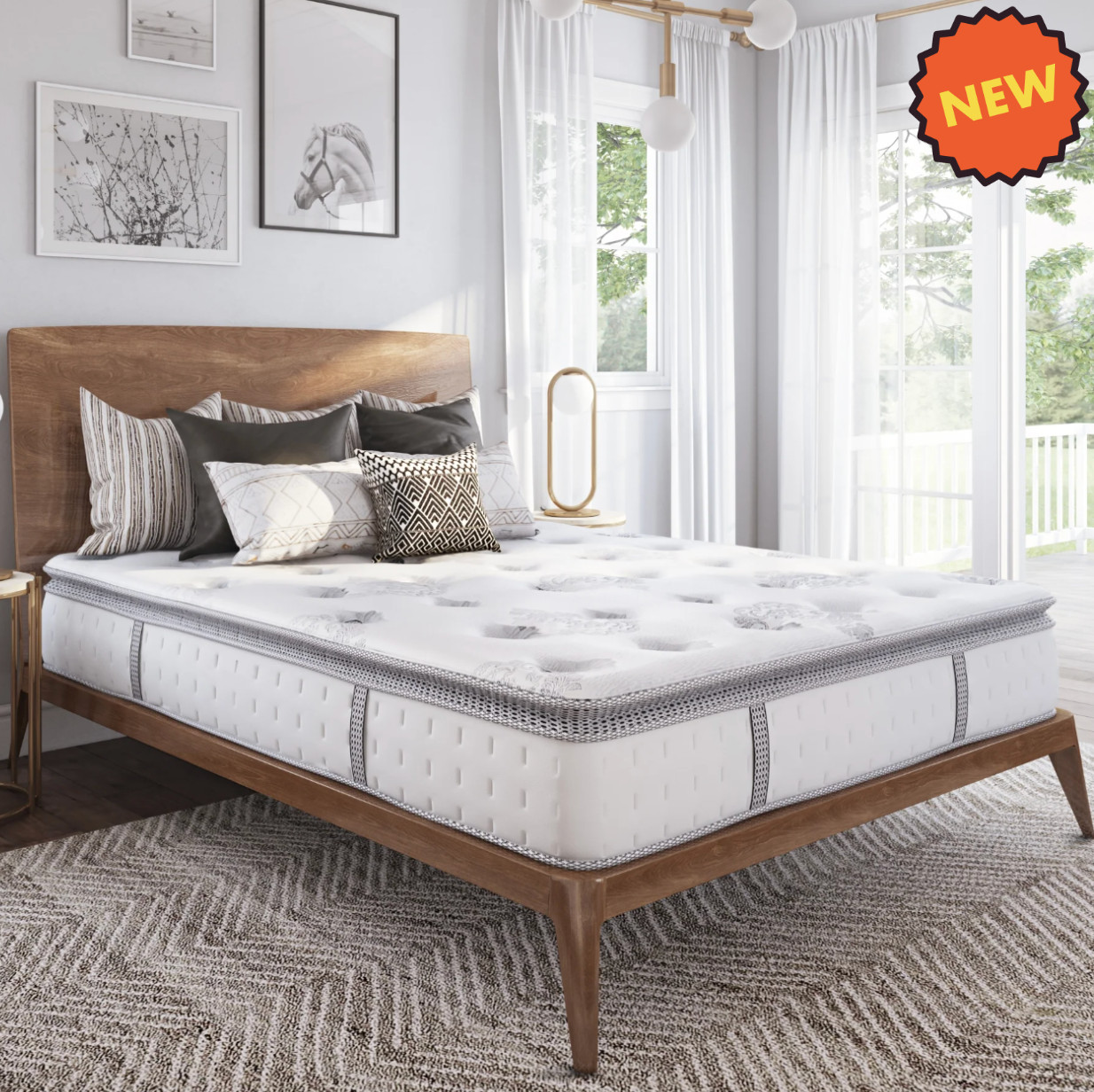 12in Cal King Gel Memory Foam Hybrid Mattress Medium Firm Colchon Cal King Cama