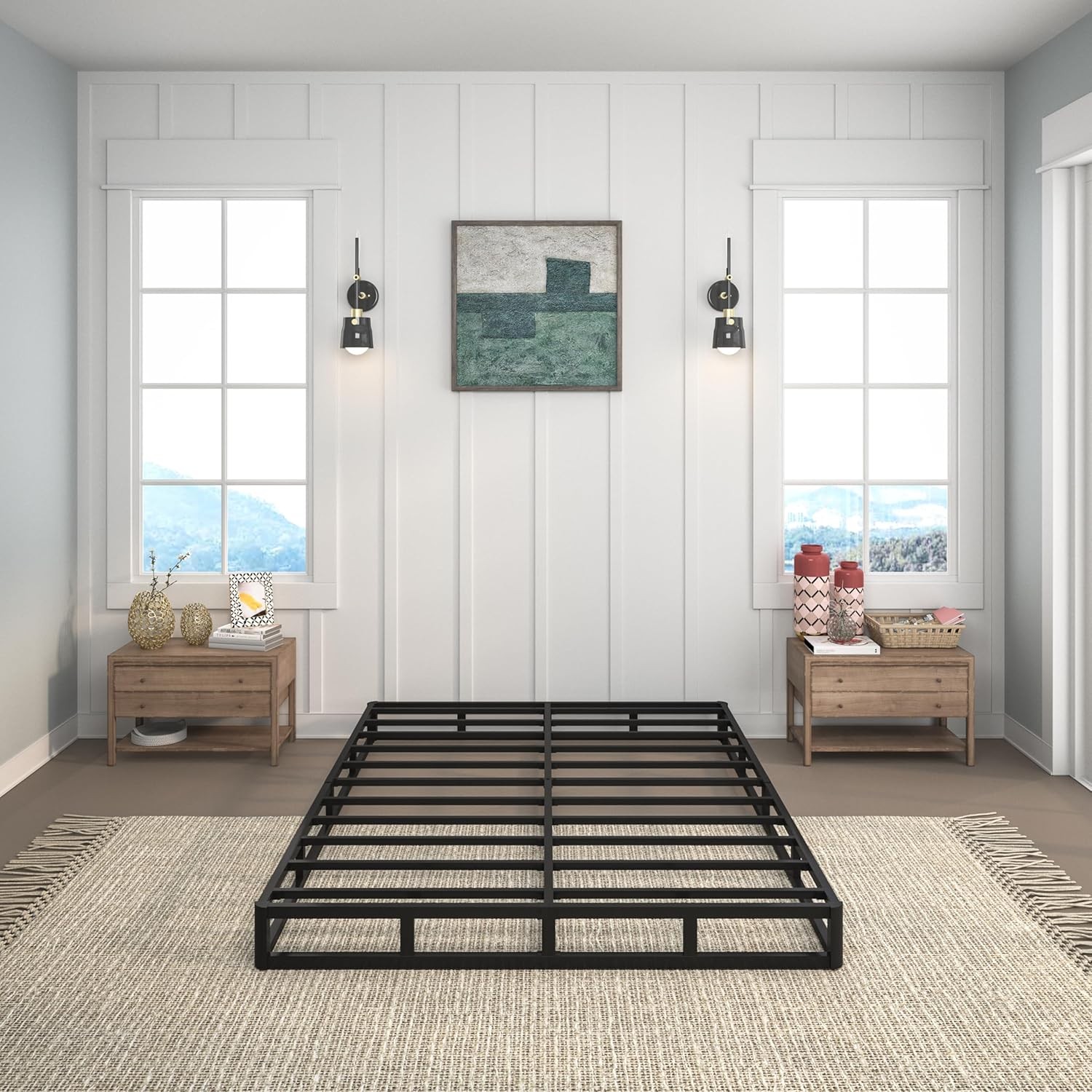 Duty Mattress Foundation 3000 lbs, Noise-Free, Easy Assembly​