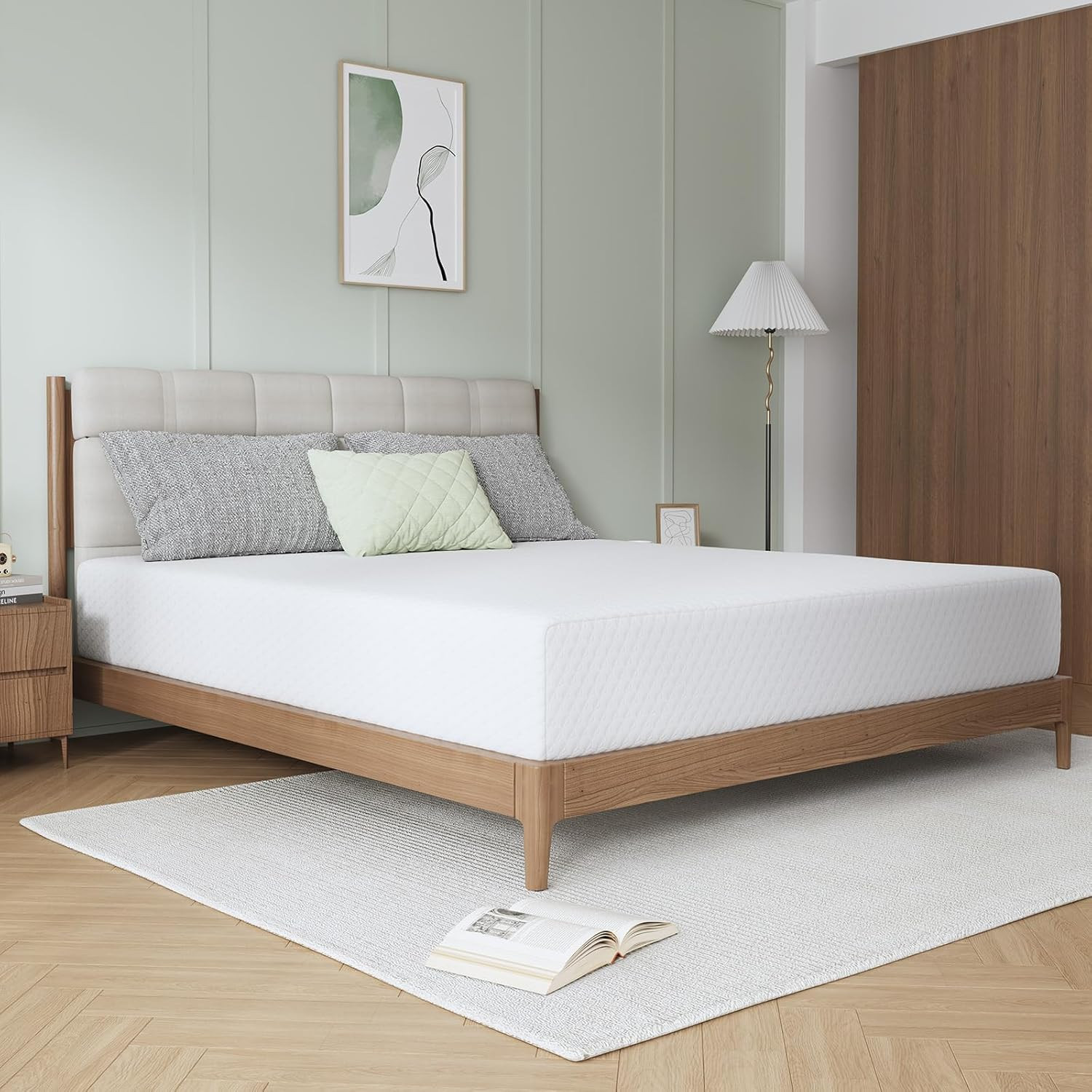 12 Inch King Memory Foam Mattress Bed in a Box Cooling Support Pressure Relief